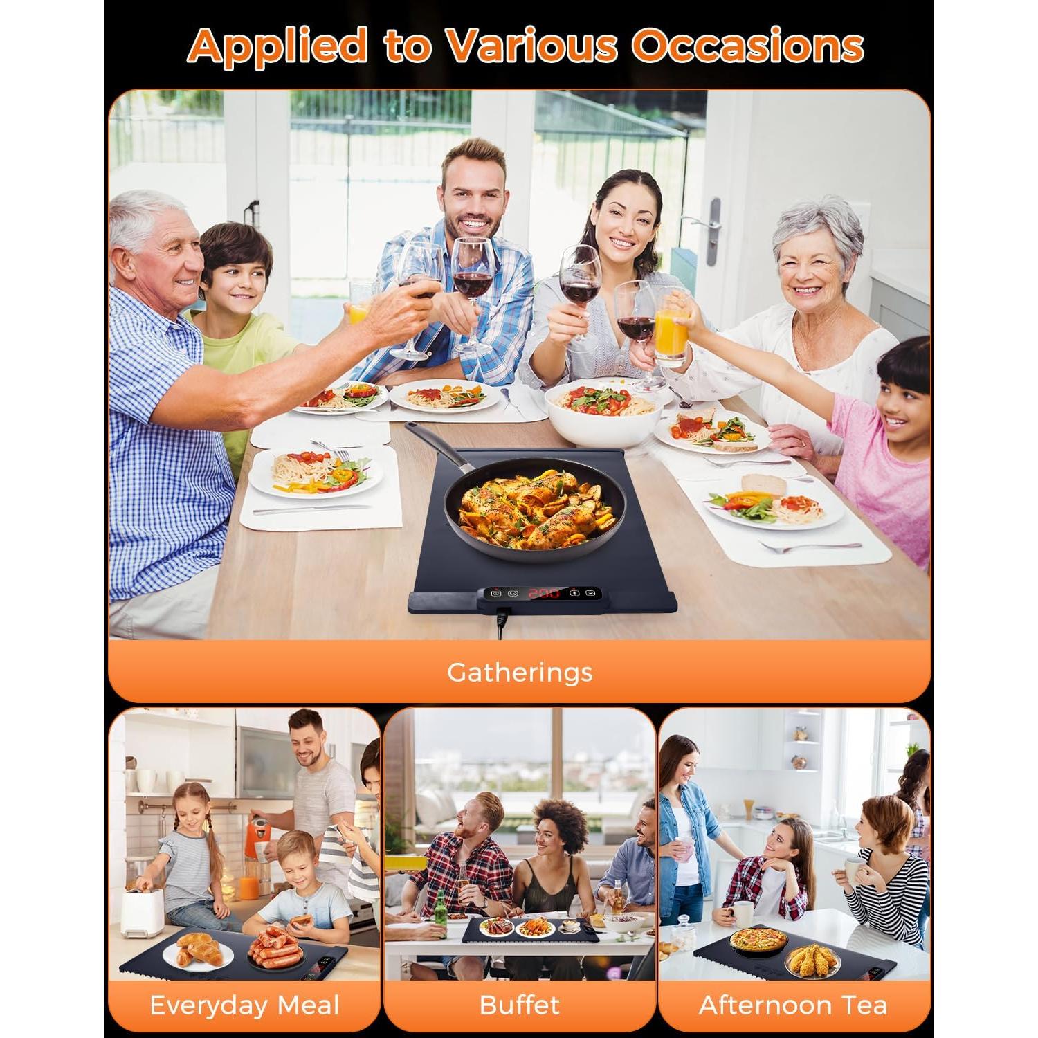 Alfombrilla Calentadora Eléctrica Haibro 60x40 cm 5 Temperaturas