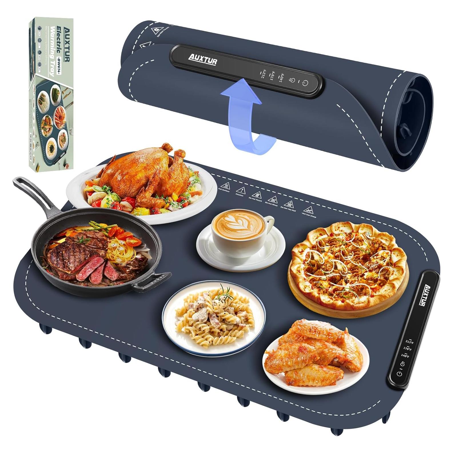 Bandeja Calentadora Eléctrica AUXTUR 61.1cm 3 Temperaturas