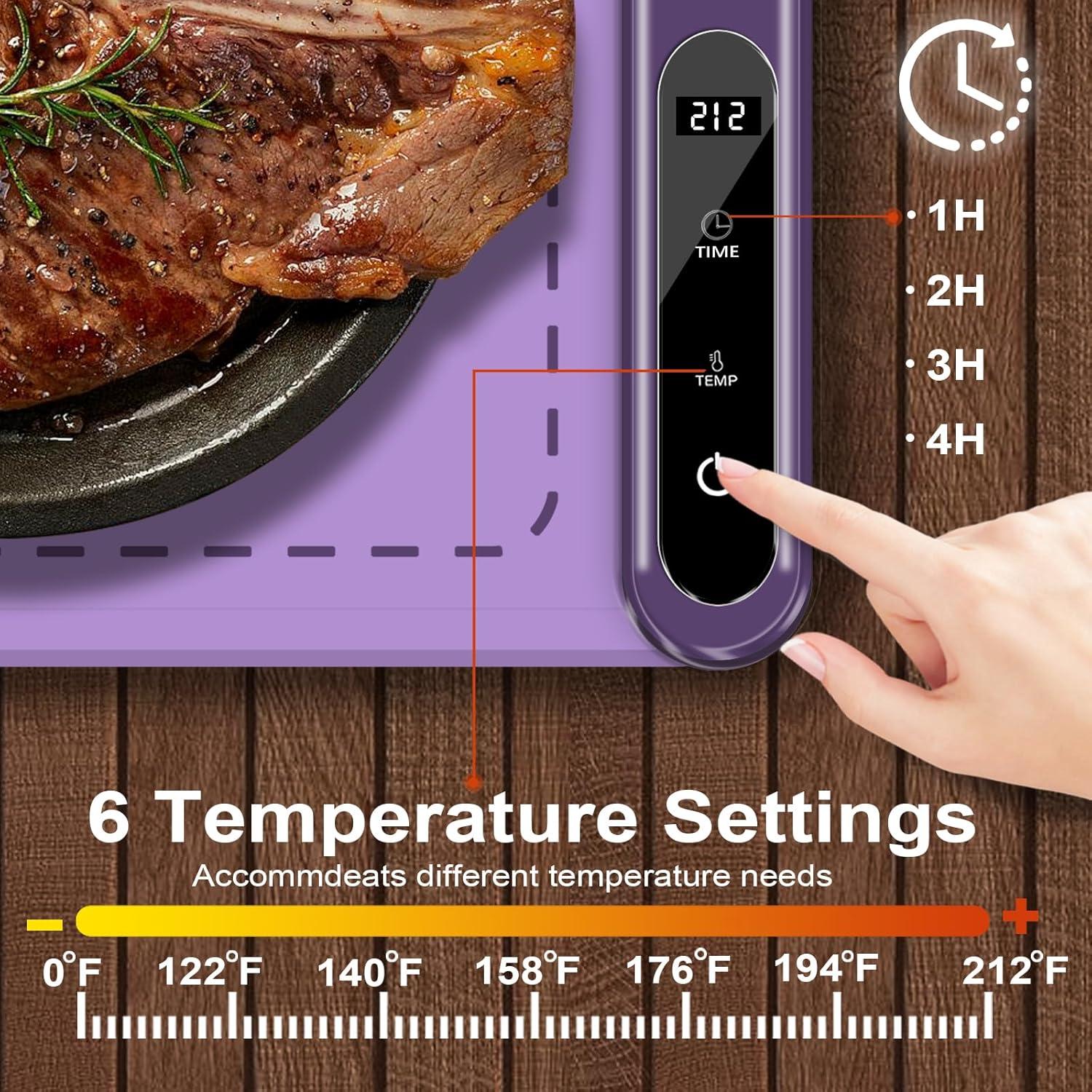 Alfombrilla Calentadora Eléctrica MoKasi 61x41 cm 6 Temperaturas