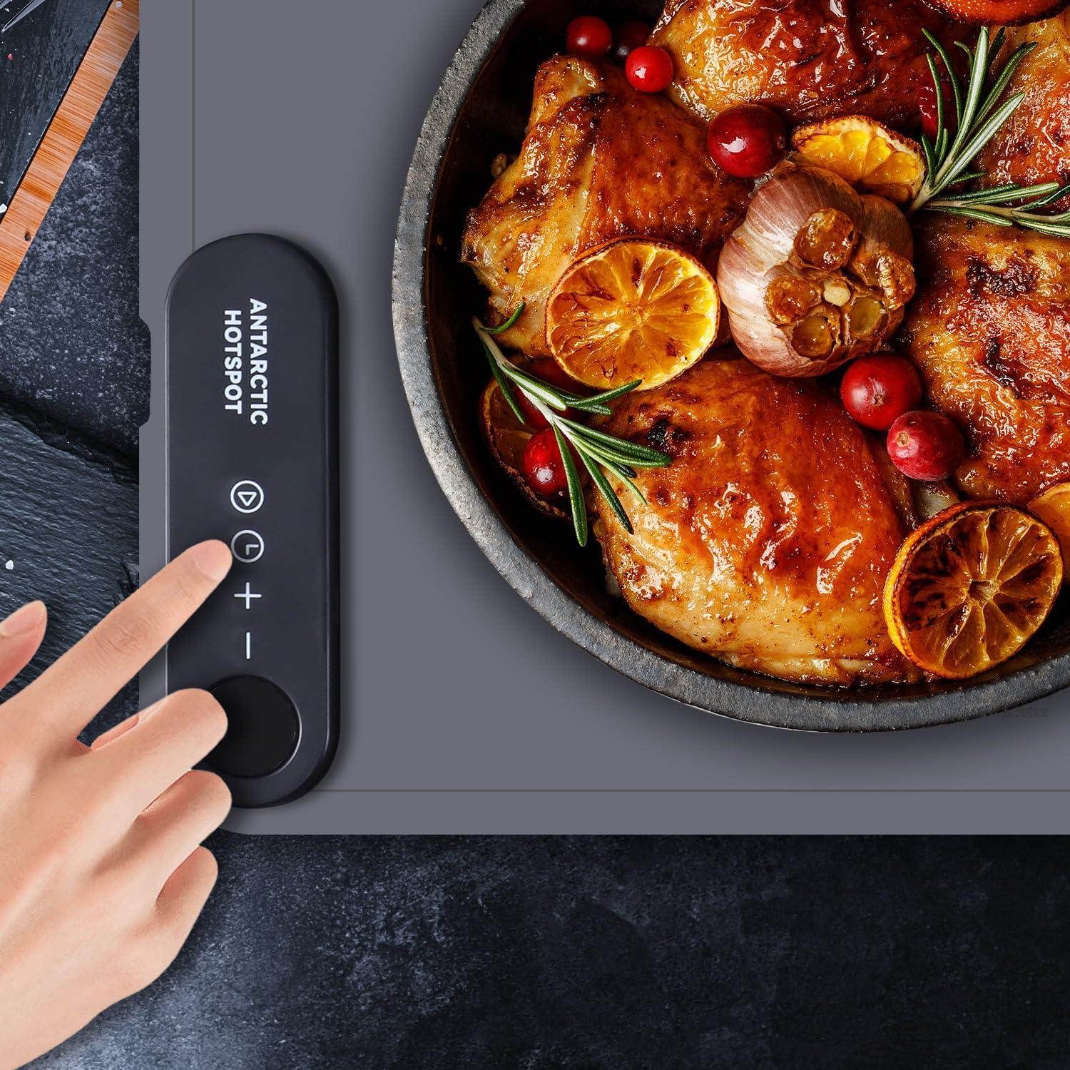 Alfombrilla Calentadora de Comida ATS 61x41 cm Silicona Gris