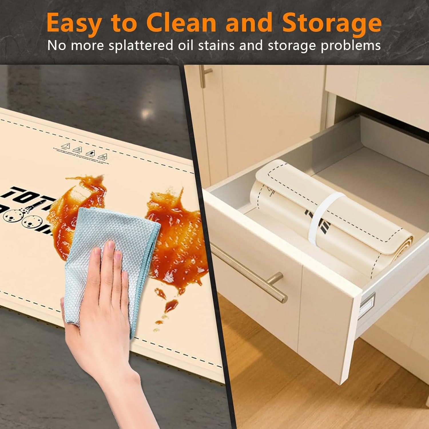 Alfombrilla Calentadora de Comida TOTHEMOON 42x14cm 6 Niveles