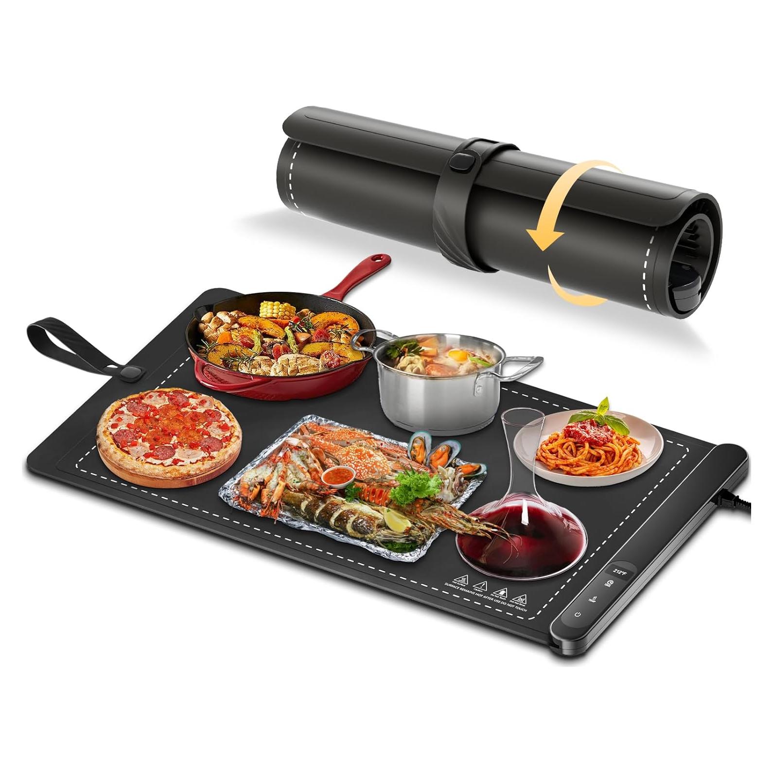 Alfombrilla Calentadora de Comida HERTIENDO 60x40cm Silicona