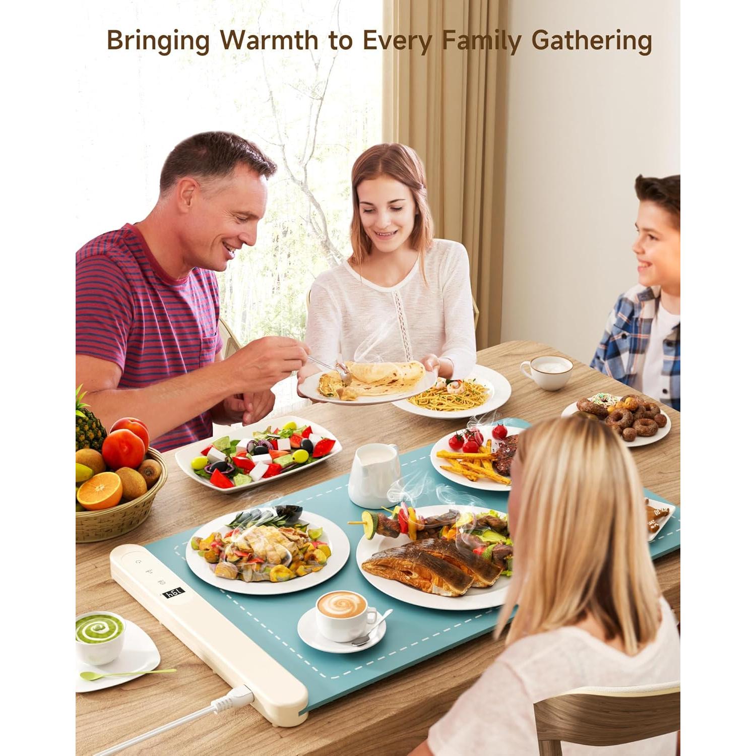 Alfombrilla Calentadora de Comida PEISAINOX 500W 6 Temperaturas