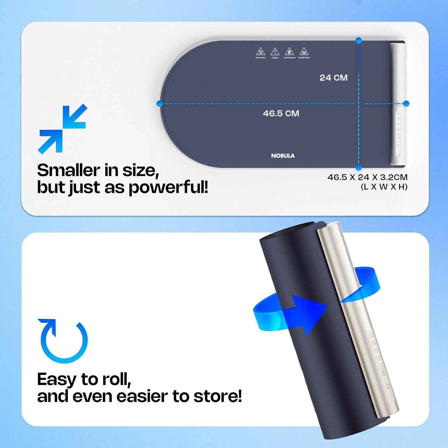 Almohadilla Calentadora Eléctrica Nobula 46.4x23.9cm 4 Temperaturas