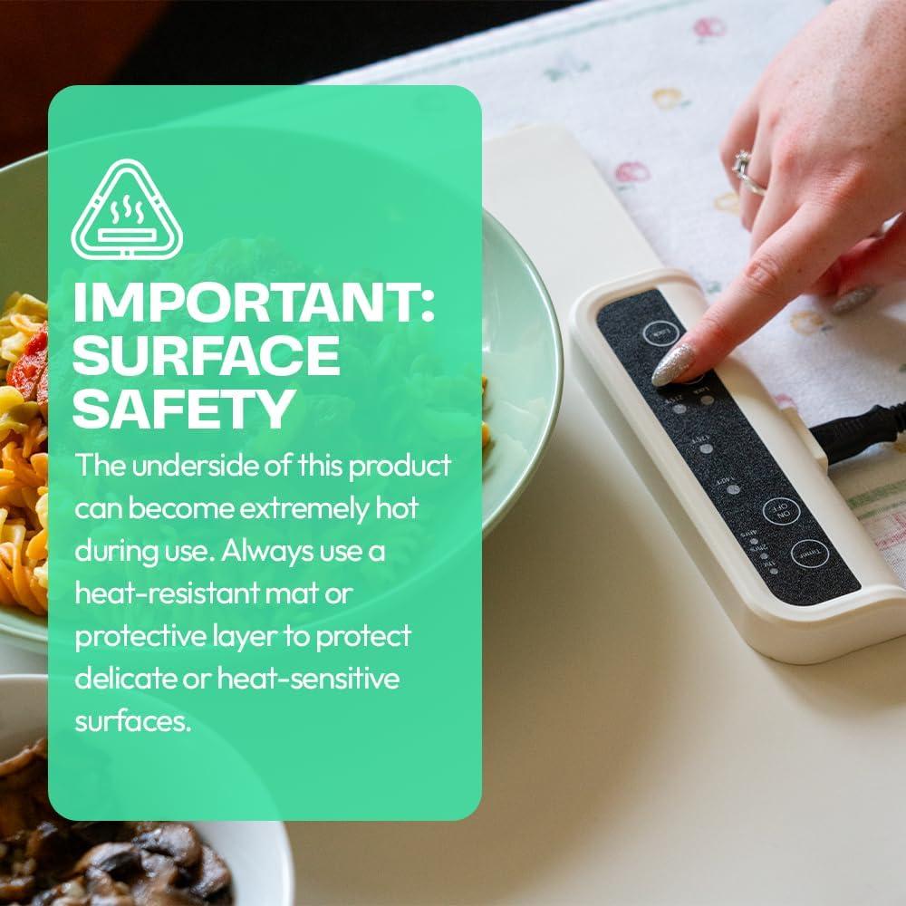 Almohadilla Calentadora Eléctrica Nobula 46.4x23.9cm 4 Temperaturas