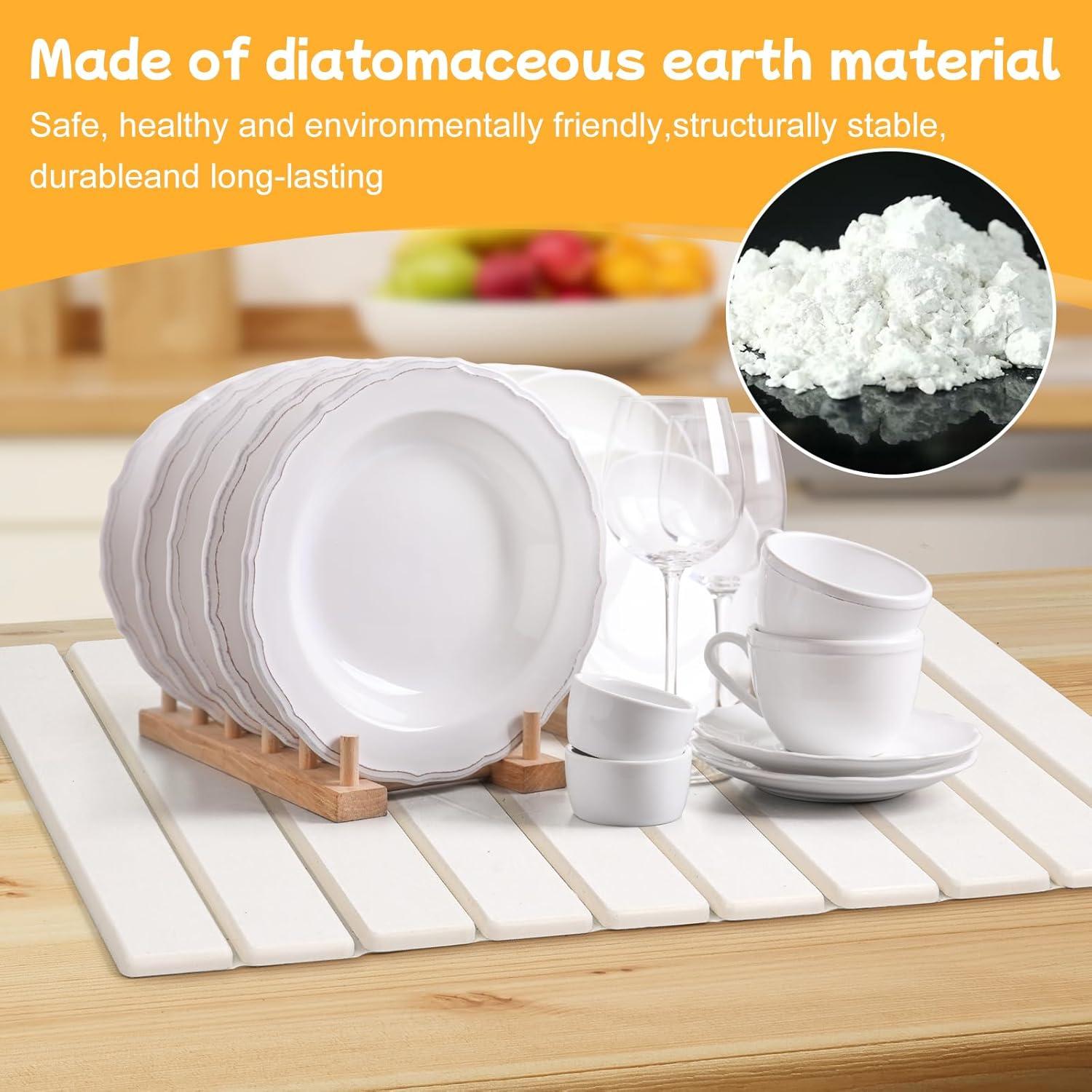 Alfombrilla de Secado de Piedra Diatomácea Oxydrily 58.4x38.9cm