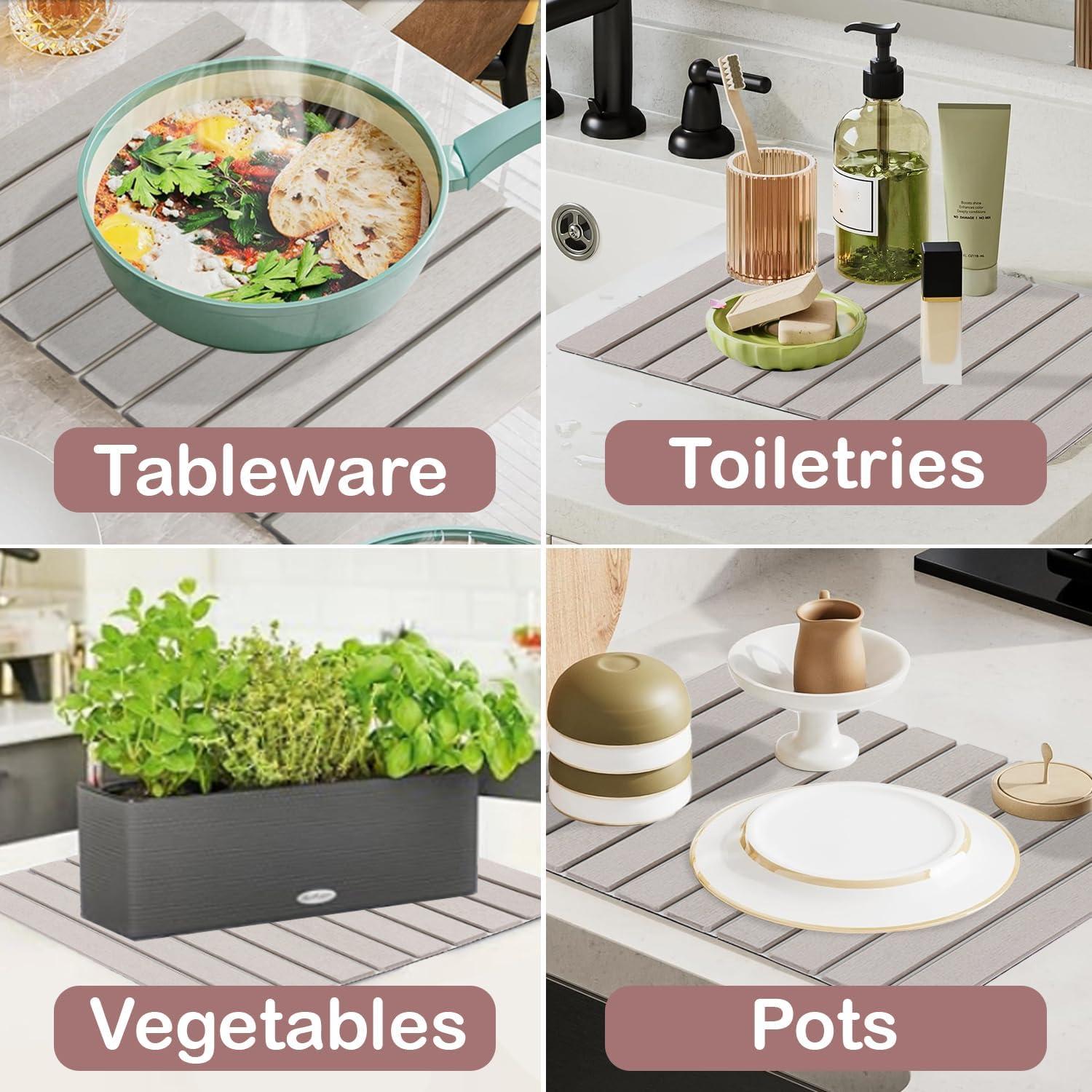 Alfombrilla de Secado de Platos Maigandamai 60x40 cm Diatomita