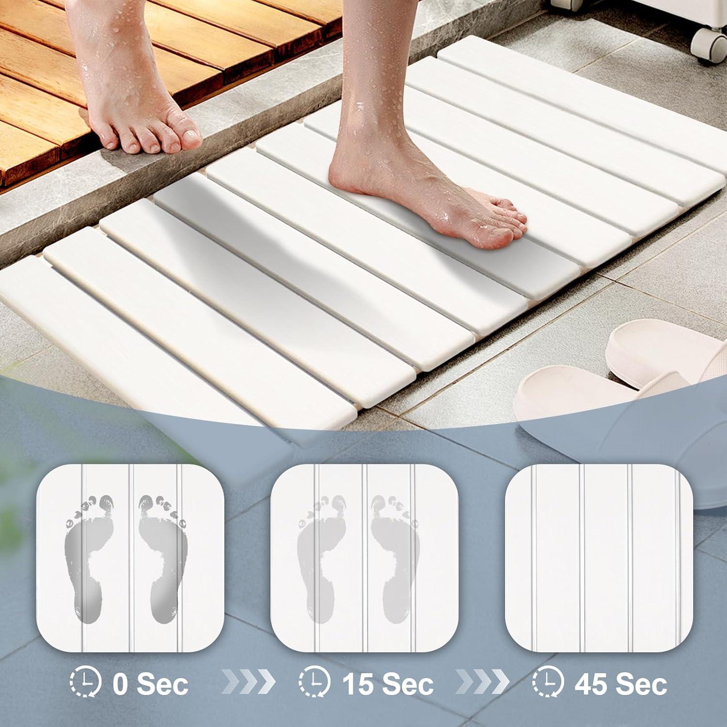 Alfombrilla de Baño Plegable Revid de Piedra Diatomácea 61x41cm