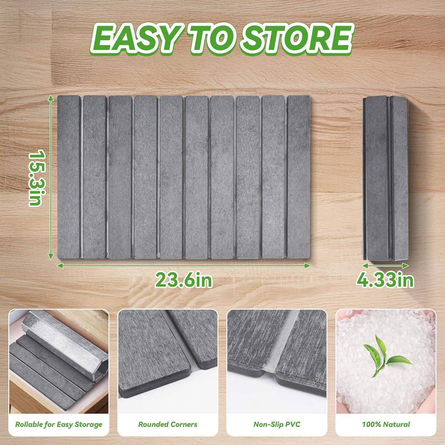 Alfombrilla de Secado de Platos PROSWIFT 60x39 cm Gris