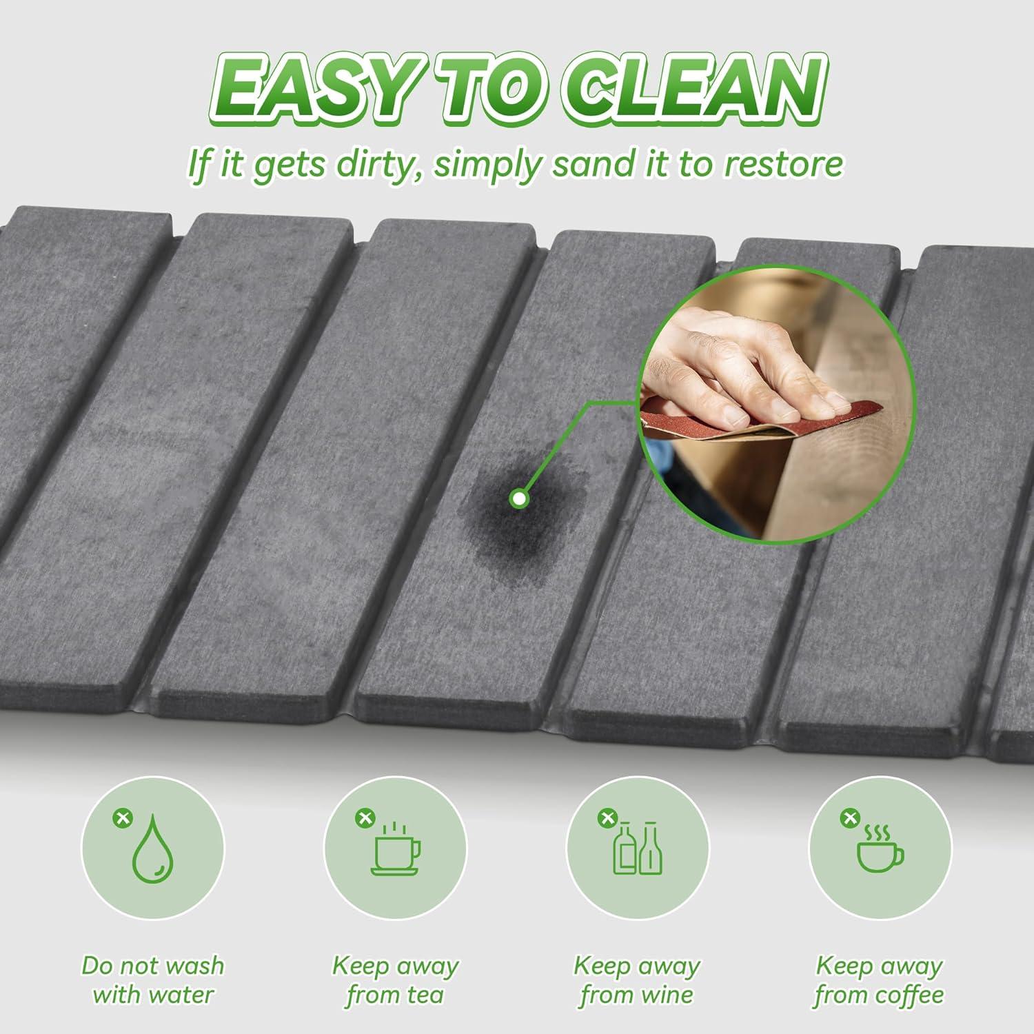 Alfombrilla de Secado de Platos PROSWIFT 60x39 cm Gris