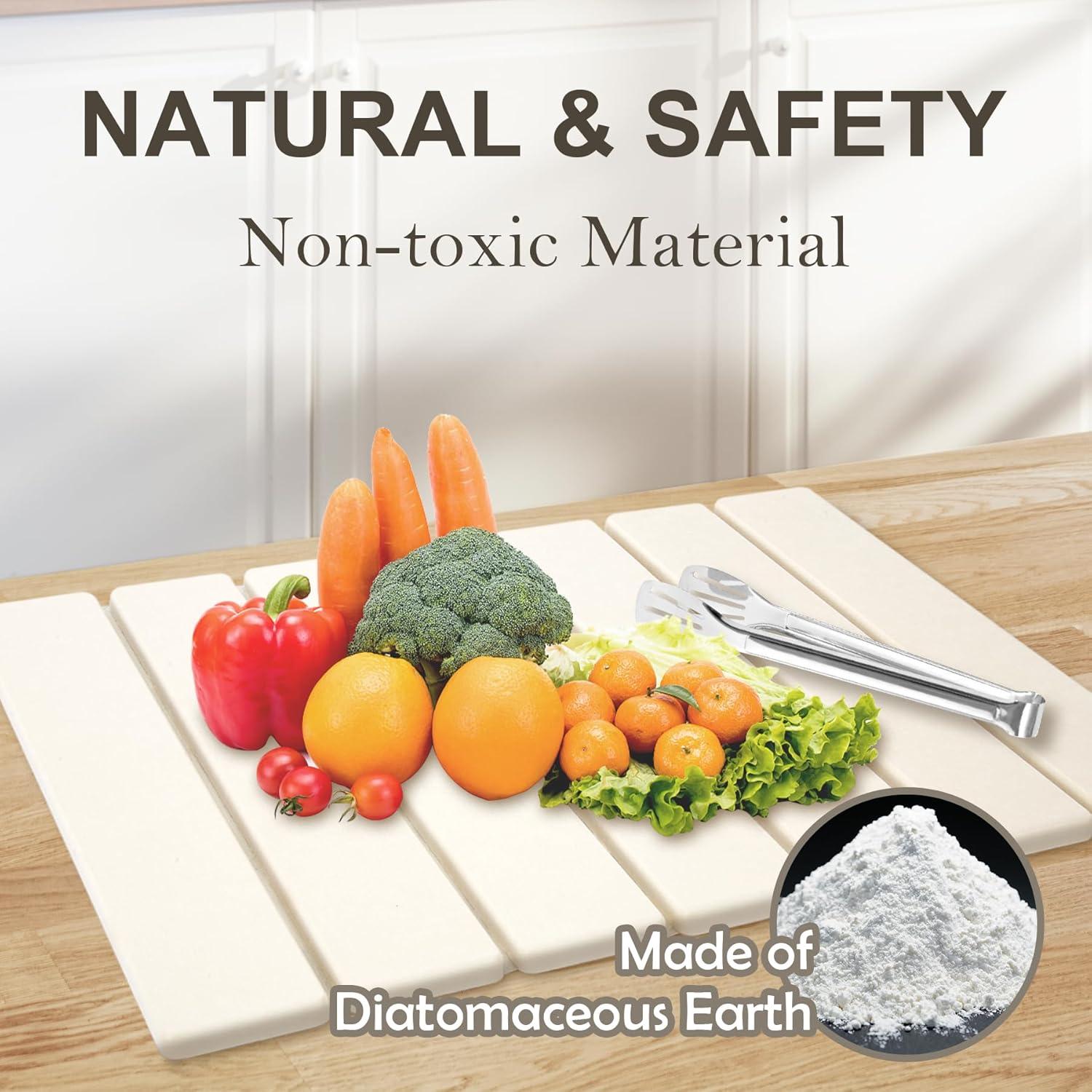 Alfombrilla de Secado de Platos CalmBloom 30x40 cm Plegable