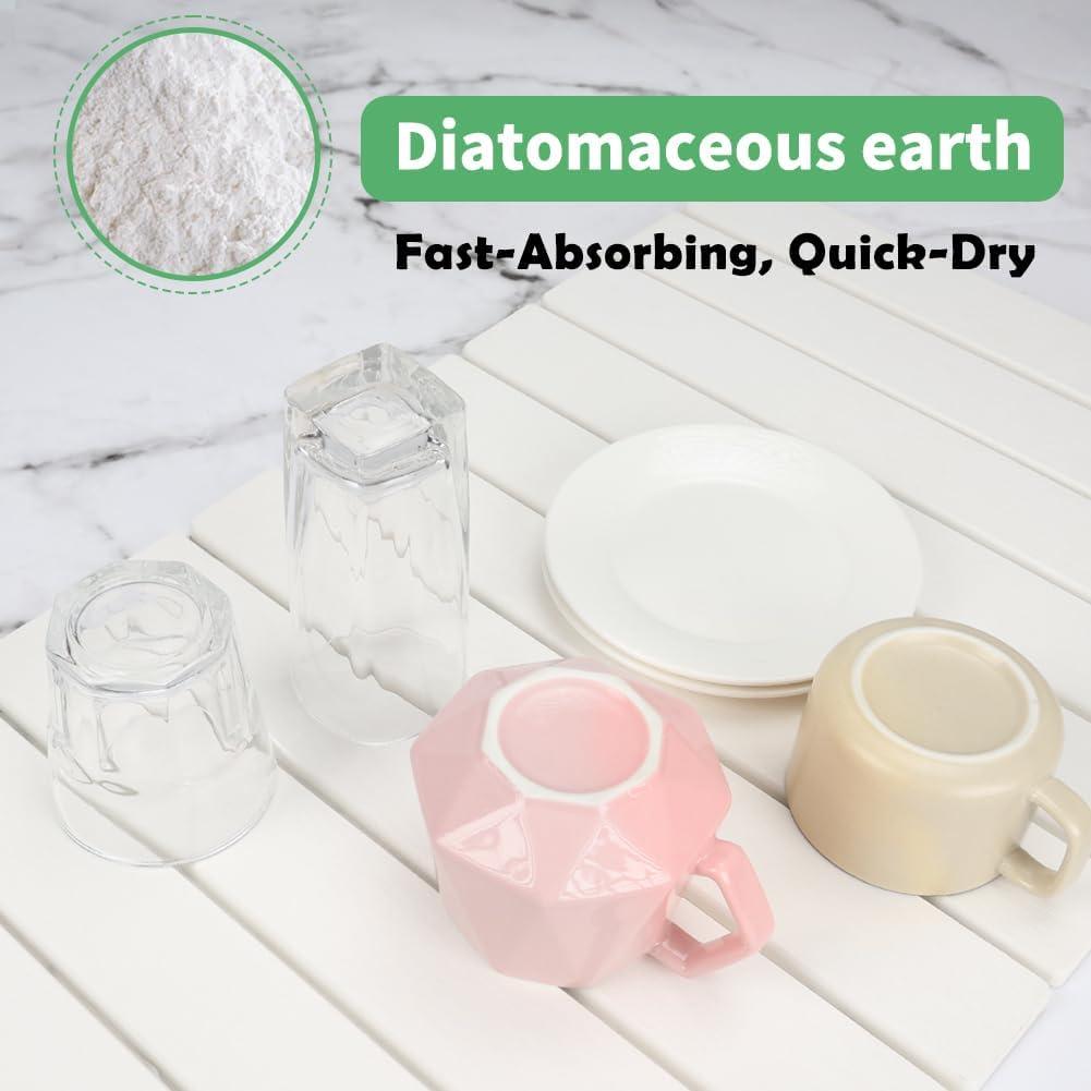 Tapete de Secado Rápido YQL de Piedra Diatomácea 70.5x39cm