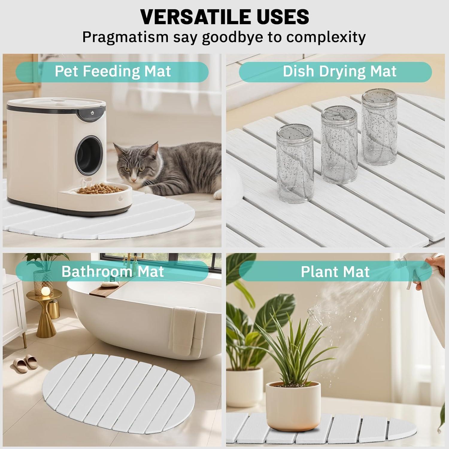 Alfombrilla de Secado de Piedra Diatomácea Julysky 57.9x39.1cm