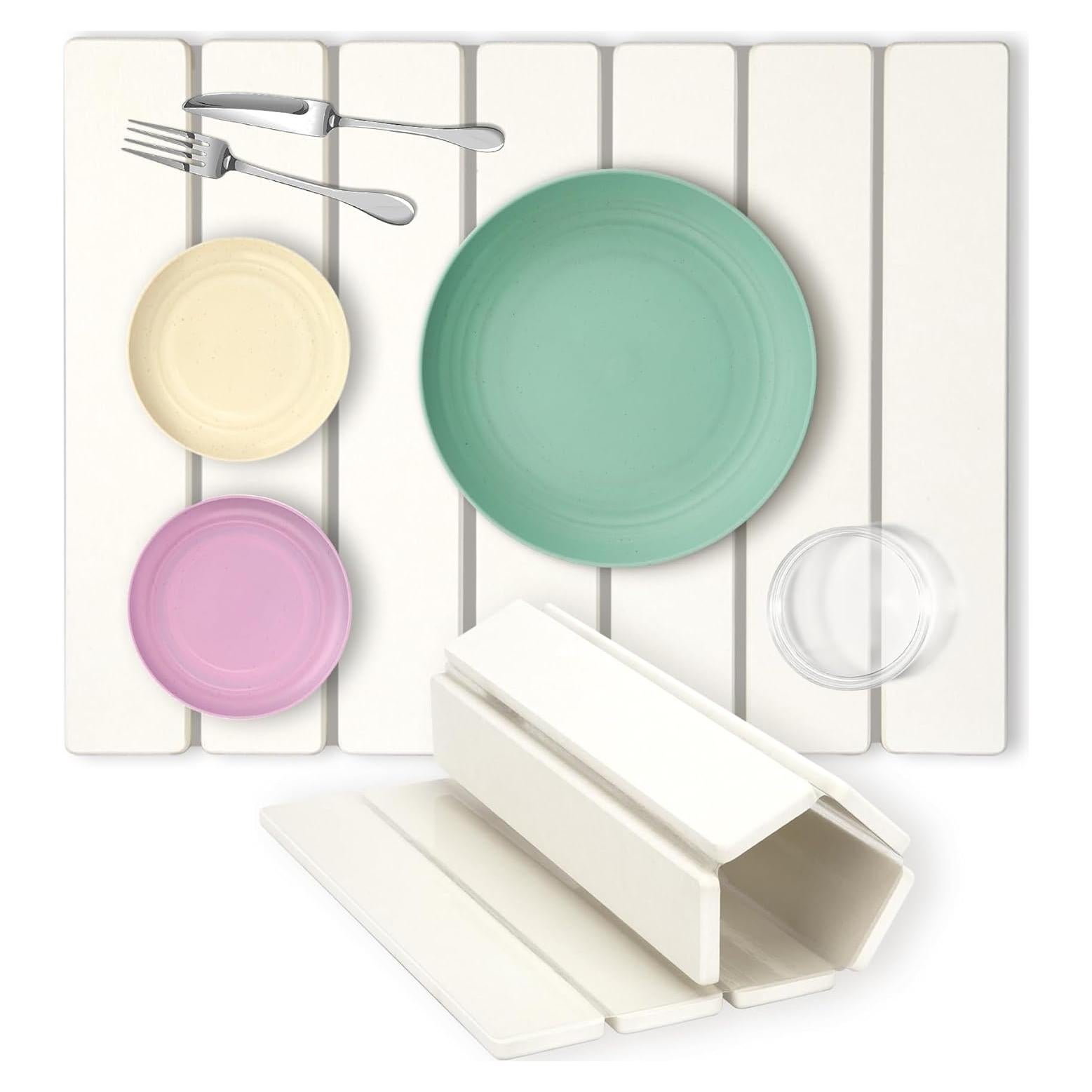 Alfombrilla de Secado de Platos Wind Shear 40x30 cm Diatomácea