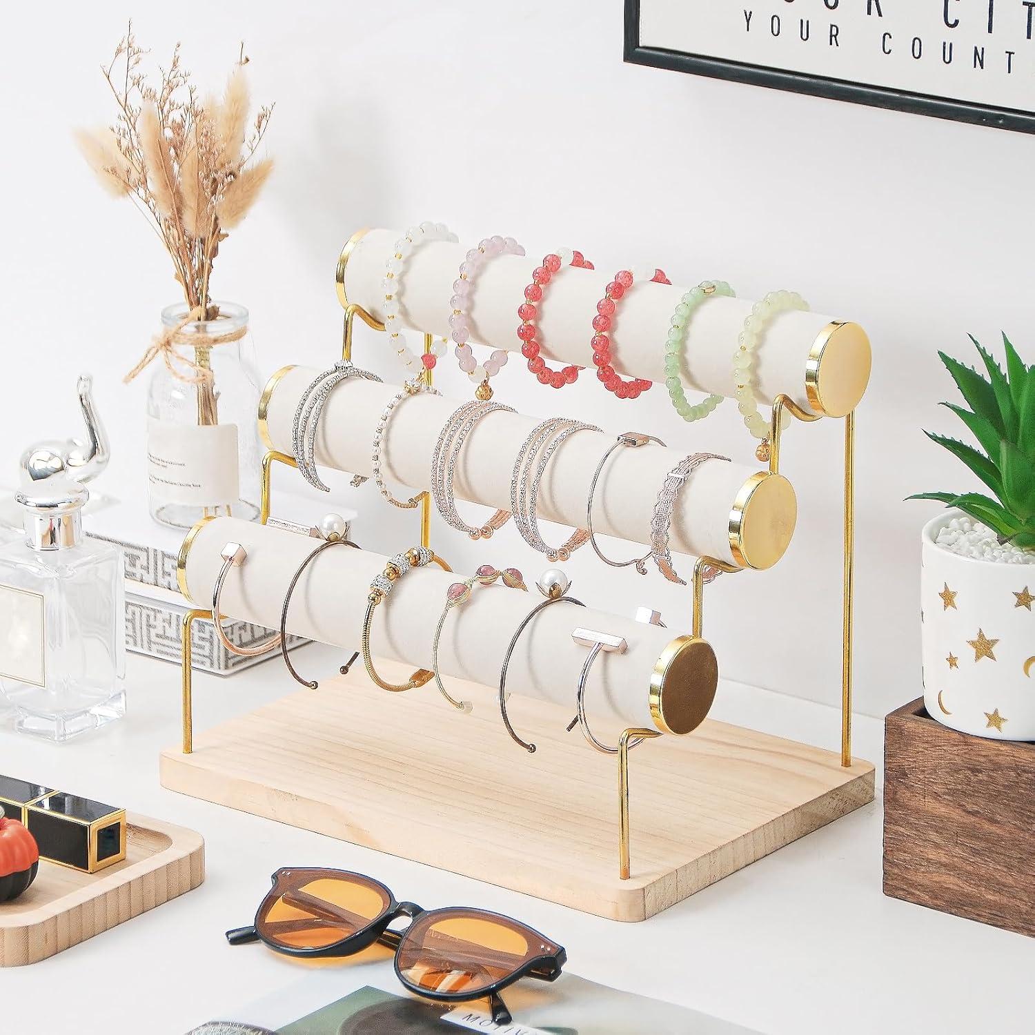 Soporte para Pulseras de 3 Niveles Pengup - Organizador de Joyas