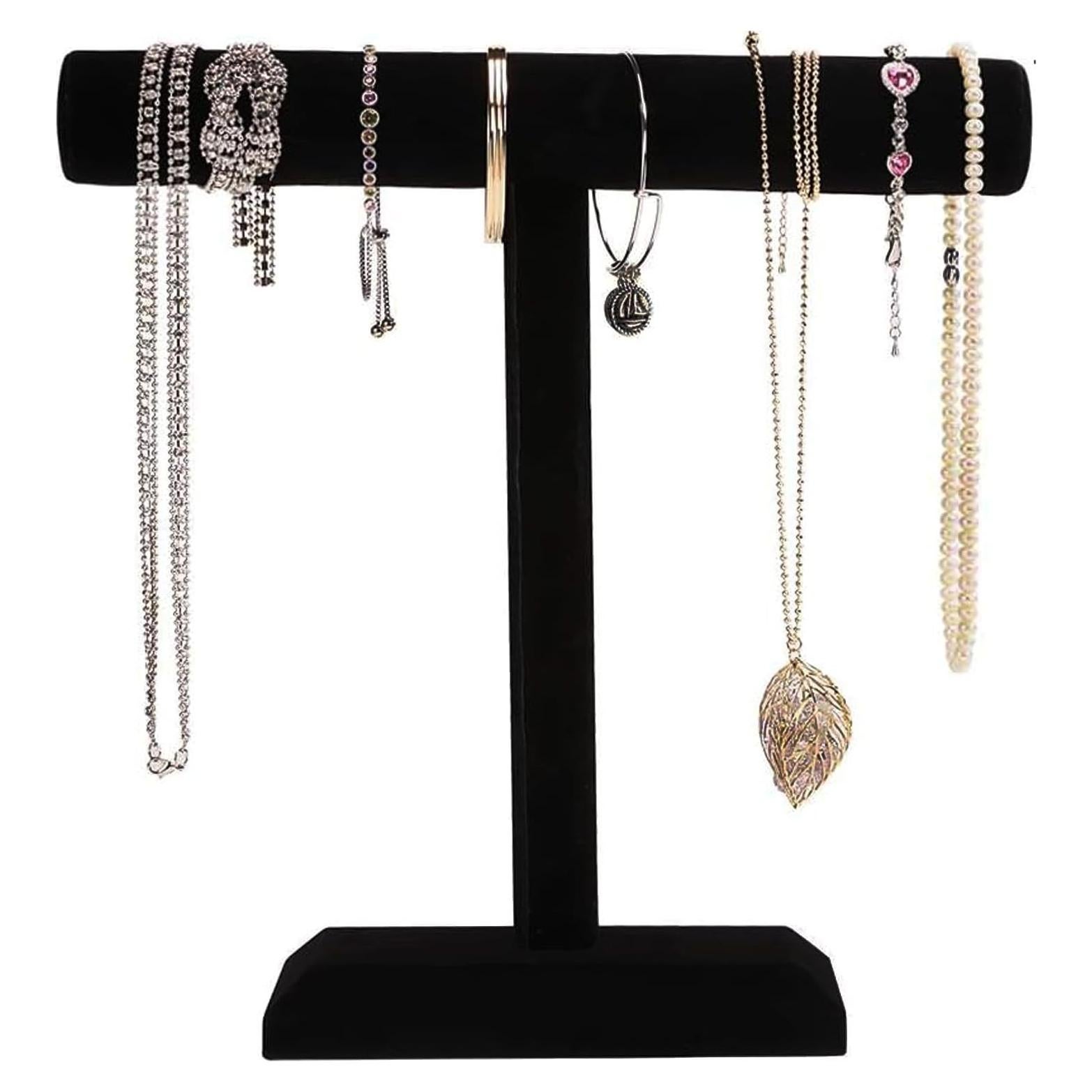 Soporte de Joyería Barelove Terciopelo Negro 30.5 cm