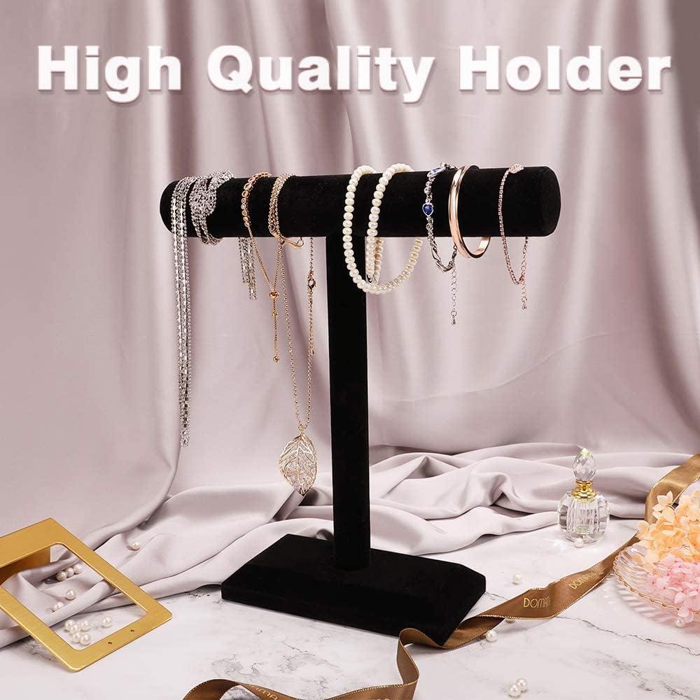 Soporte de Joyería Barelove Terciopelo Negro 30.5 cm