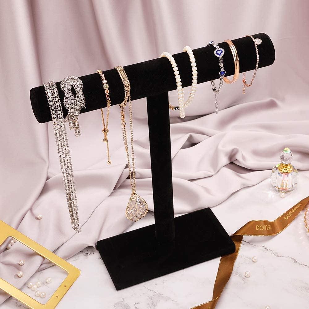 Soporte de Joyería Barelove Terciopelo Negro 30.5 cm