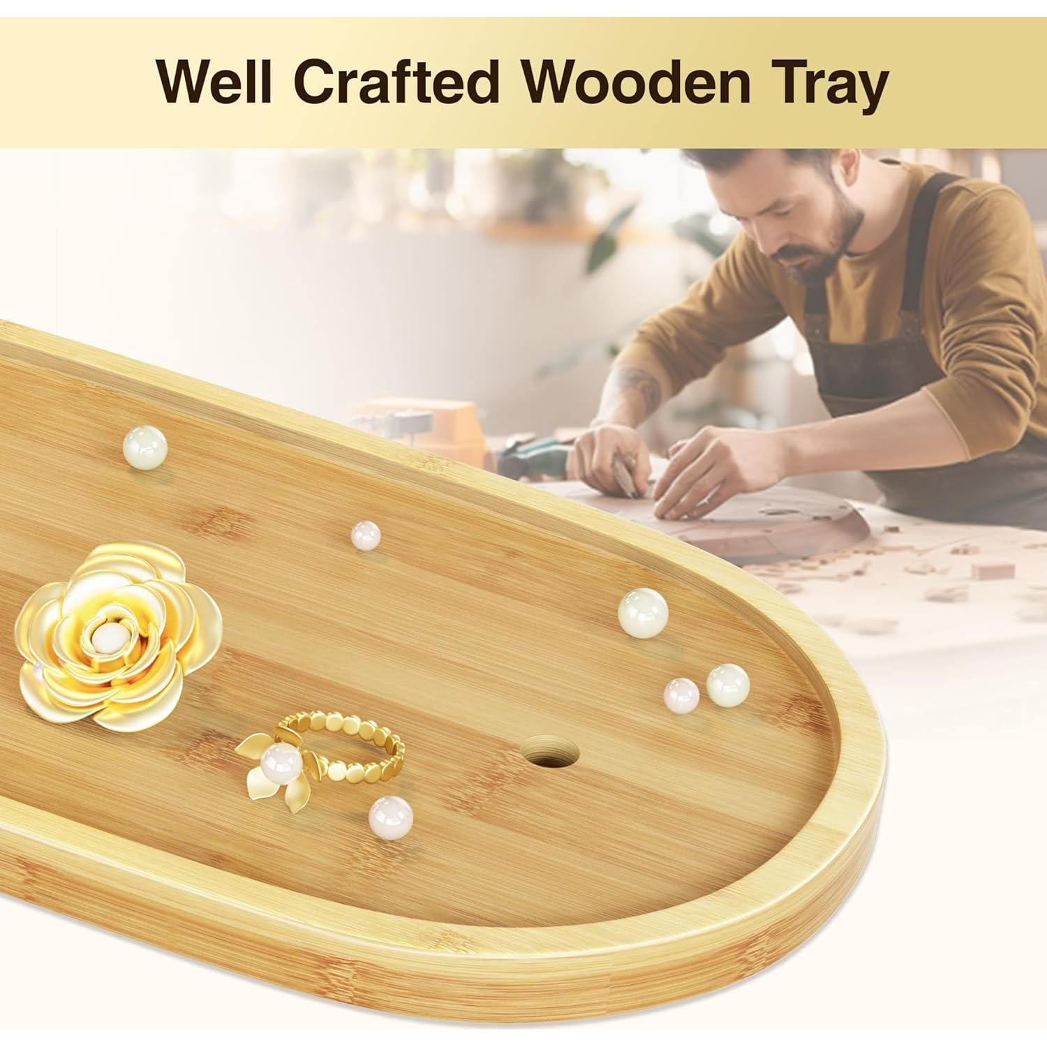 Soporte de Joyería Bussdis Dorado con 300 Agujeros y 6 Ganchos