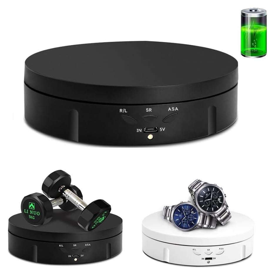 Soporte Rotatorio Motorizado JAYEGT 14.6cm 10kg Carga Negro