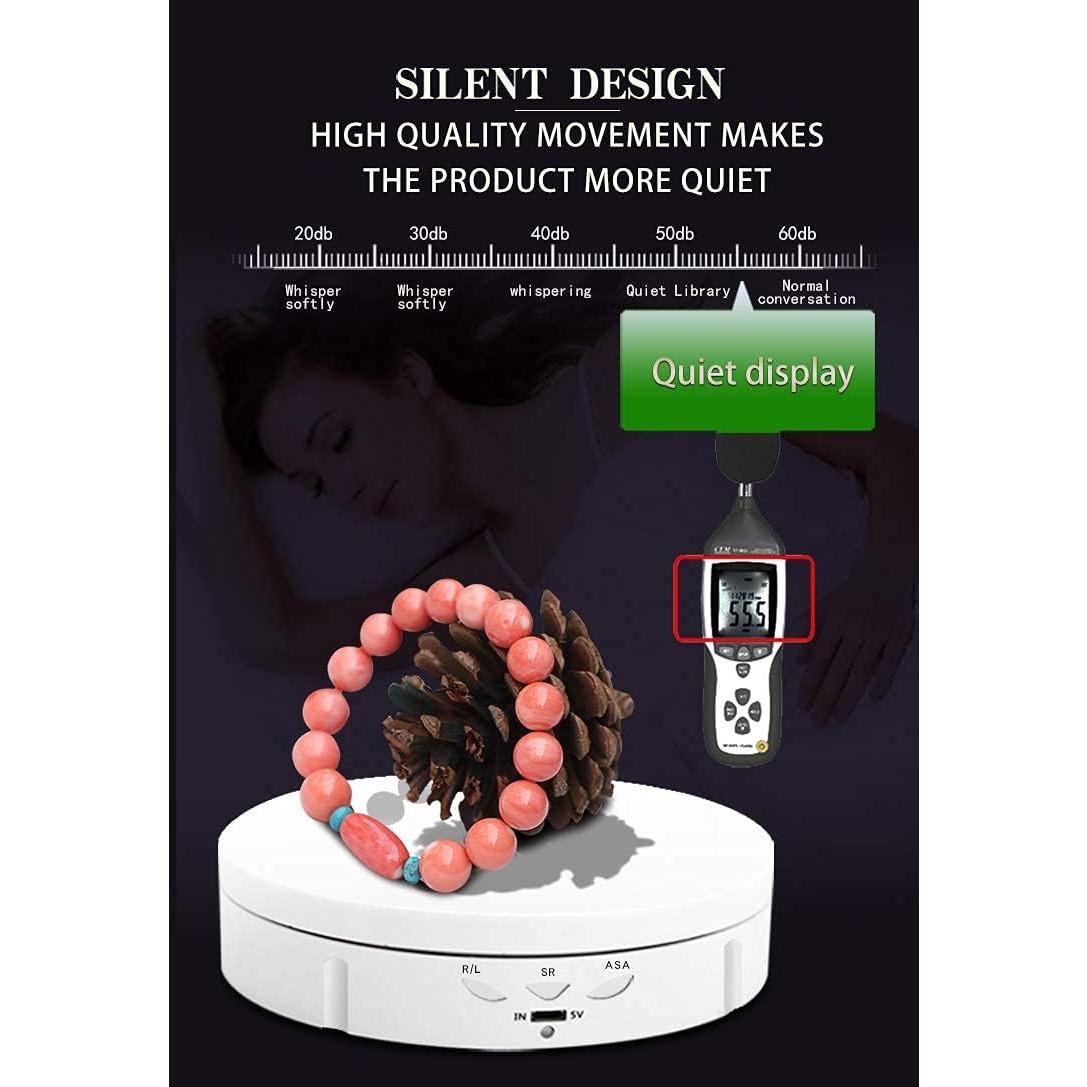 Soporte Rotatorio Motorizado JAYEGT 14.6cm 10kg Carga Negro