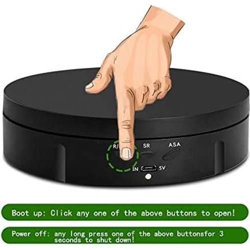 Soporte Rotatorio Motorizado JAYEGT 14.6cm 10kg Carga Negro