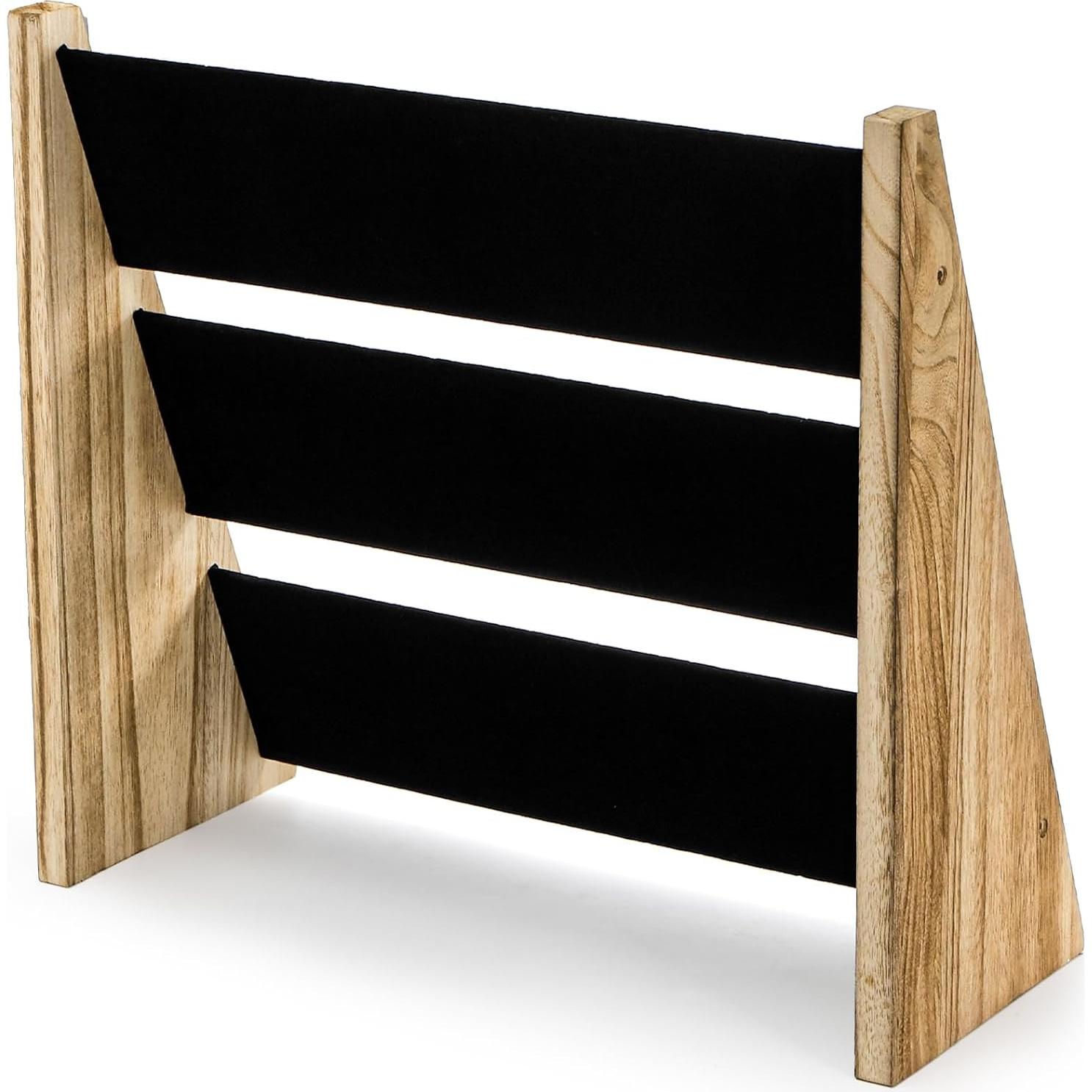 Soporte de exhibición de collares Acshio 3 niveles 72 ranuras