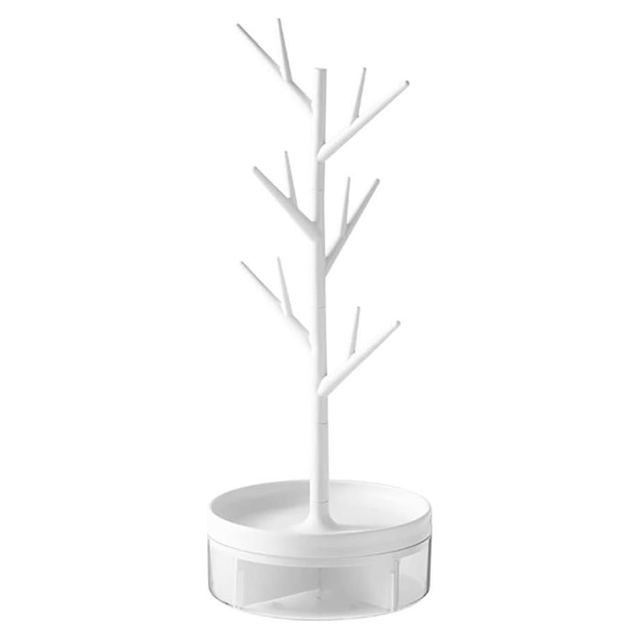 Soporte de Joyería Half Room en Forma de Árbol Blanco