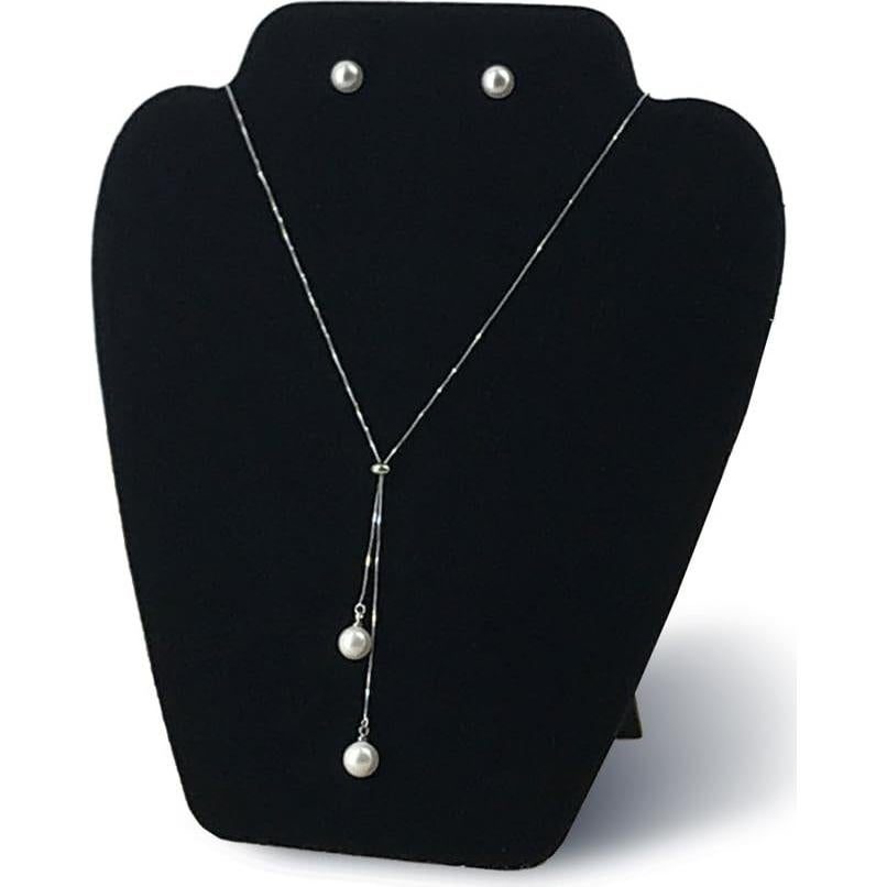 Soporte de Joyería 7TH VELVET 6 Piezas Terciopelo Negro