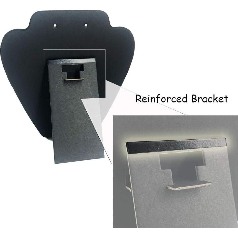 Soporte de Joyería 7TH VELVET 6 Piezas Terciopelo Negro