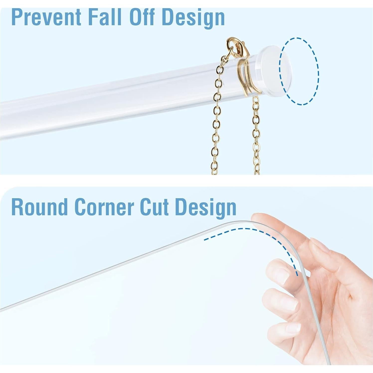 Soporte de Joyería Aredpoook 2 Torres Acrílico Transparente