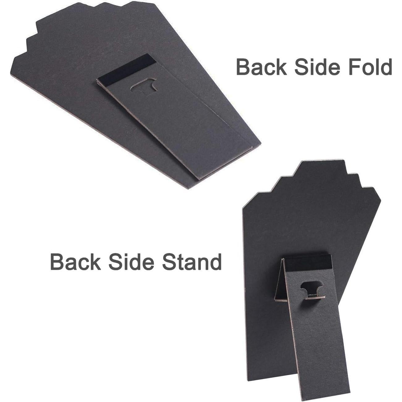 Soporte de Joyería Plegable Coward 4 Piezas Terciopelo Negro