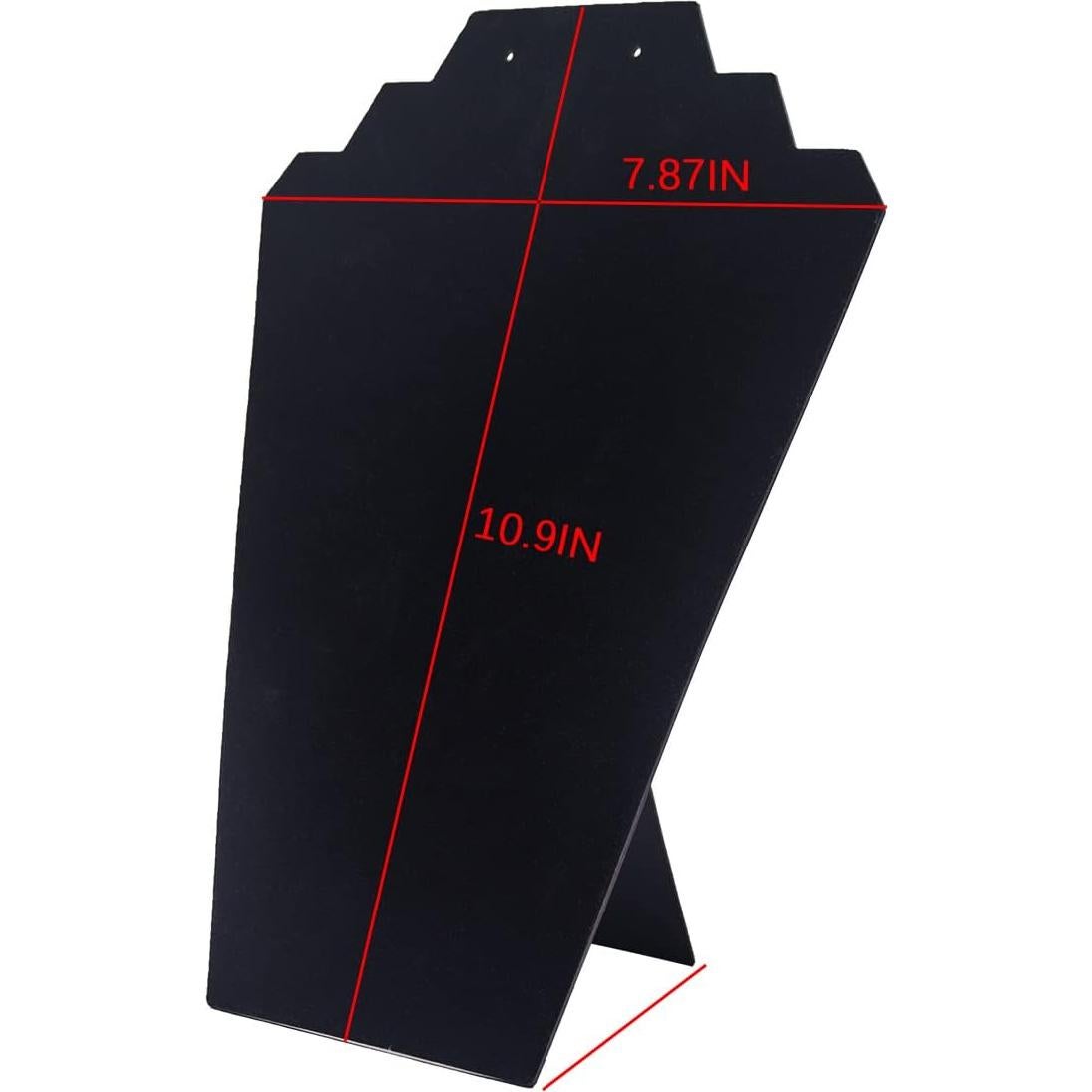 Soporte de Joyería Plegable Coward 4 Piezas Terciopelo Negro