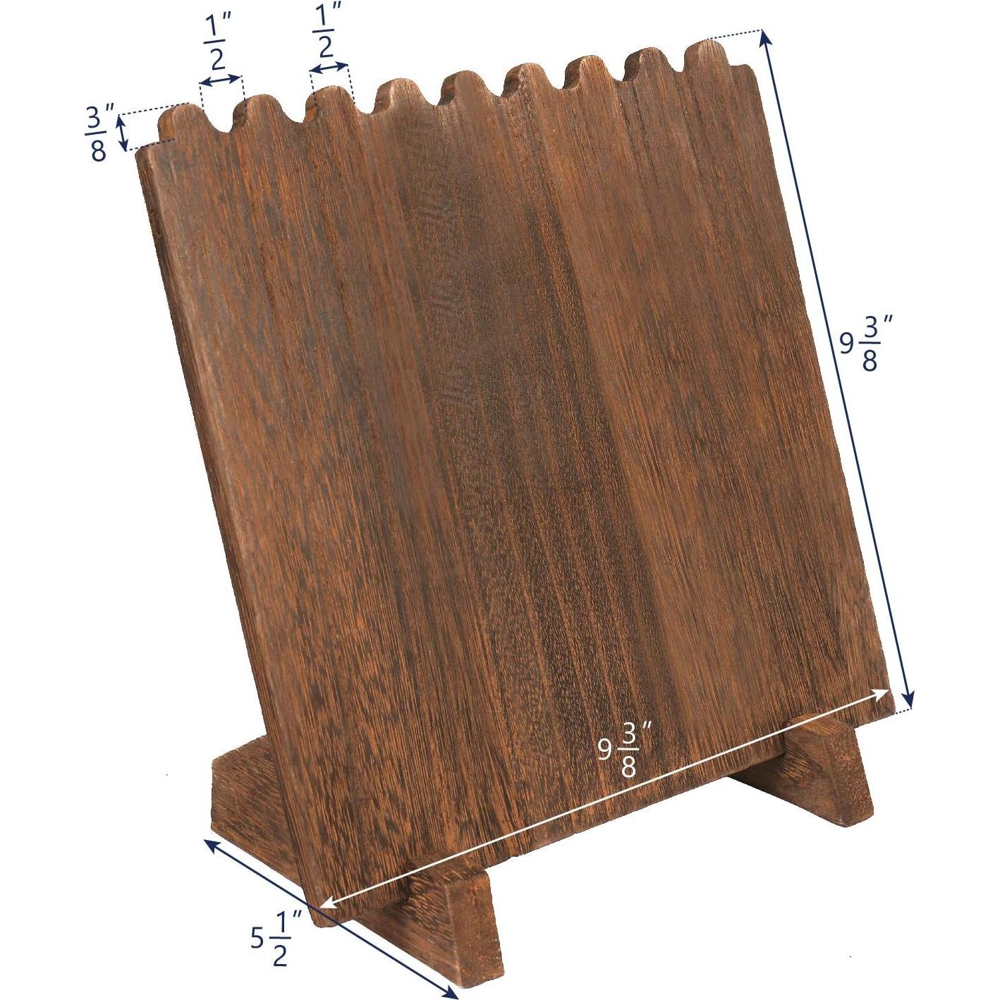 Soporte de Joyería MOOCA de Madera para 8 Collares Portátil