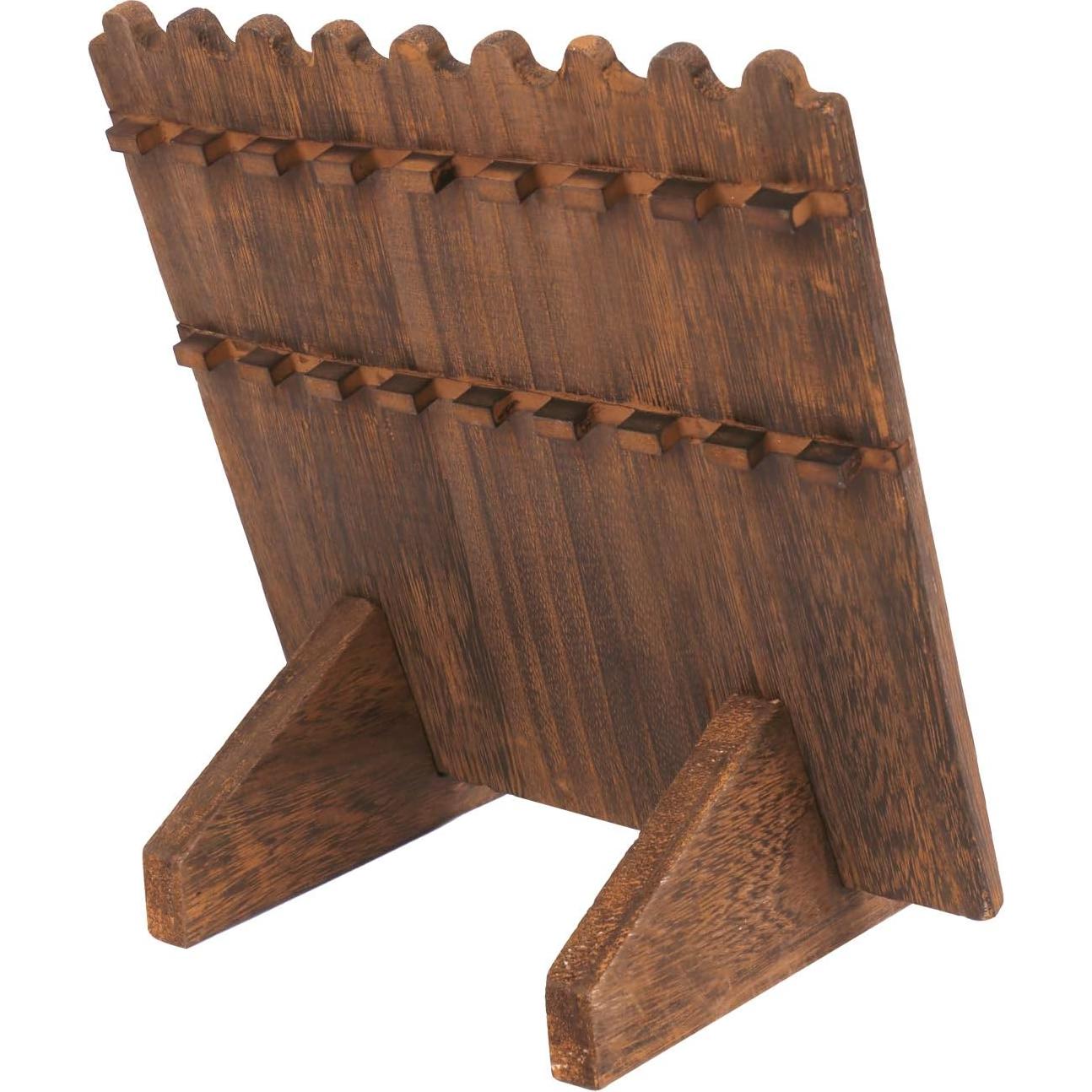 Soporte de Joyería MOOCA de Madera para 8 Collares Portátil