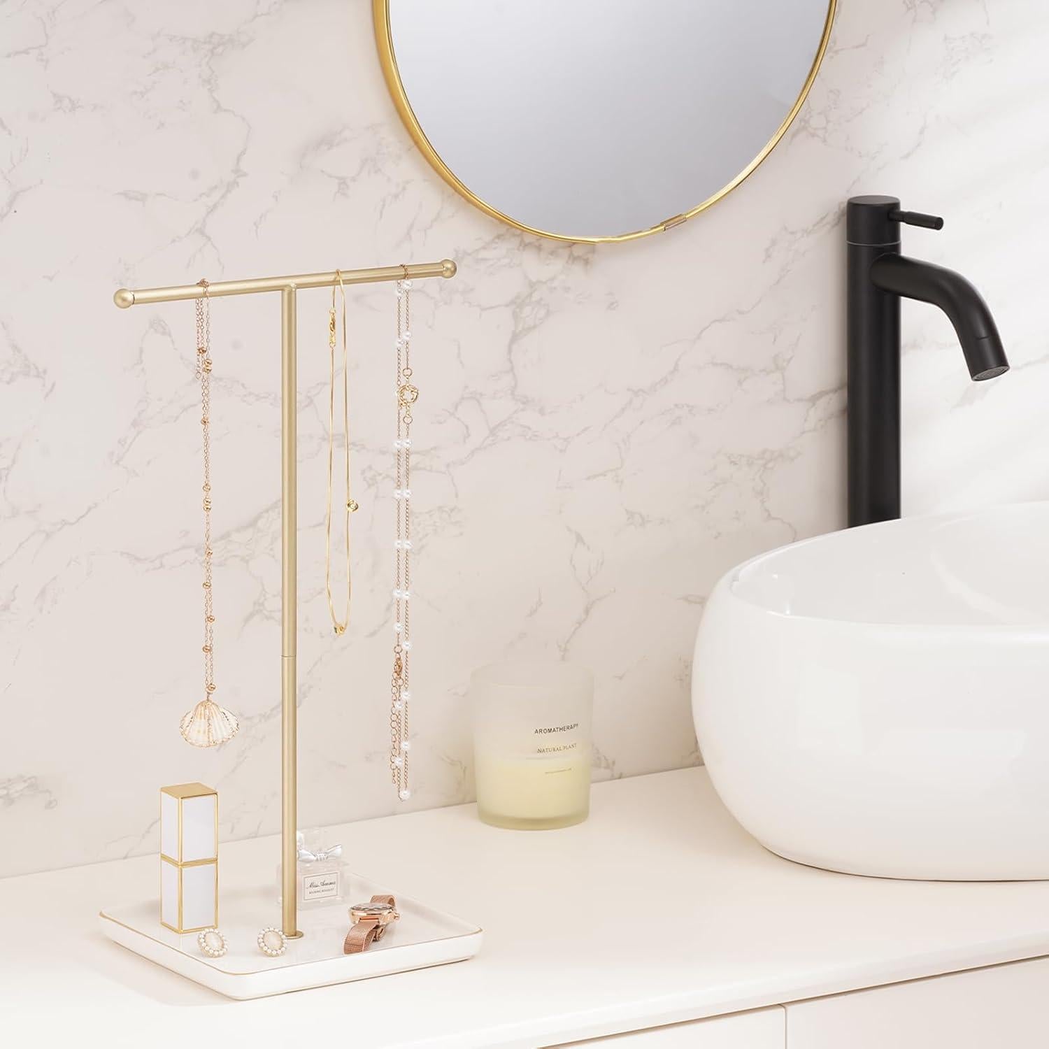 Soporte para Collares Lolalet Blanco 1 Nivel Cerámica