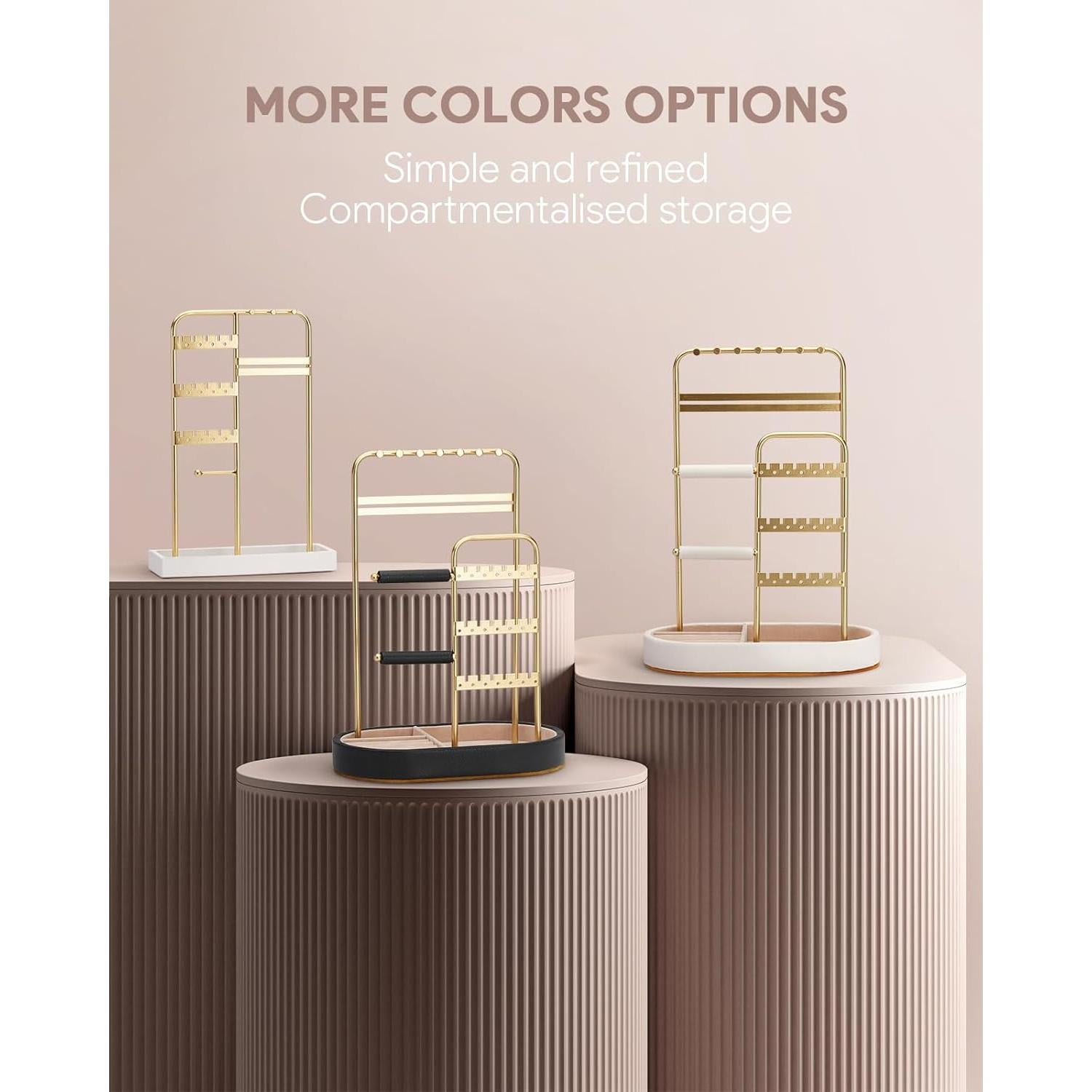 Organizador de Joyería ChuStory Dorado con Terciopelo 31.5 cm