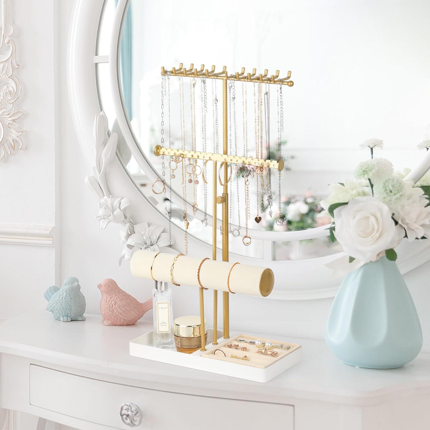 Soporte Organizador de Joyería Tirzah Ajustable 3 Niveles