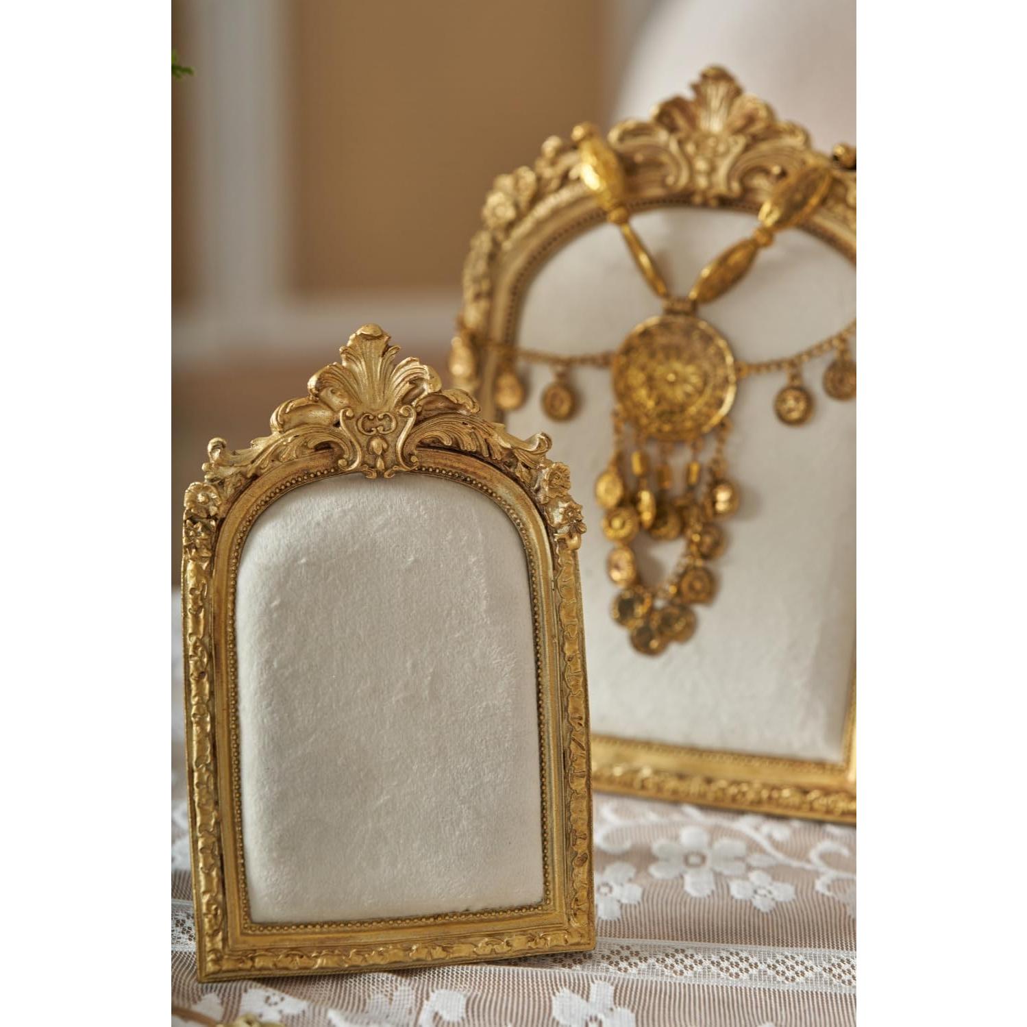 Soporte de Joyería HSDDHOME Vintage 2 Piezas Terciopelo