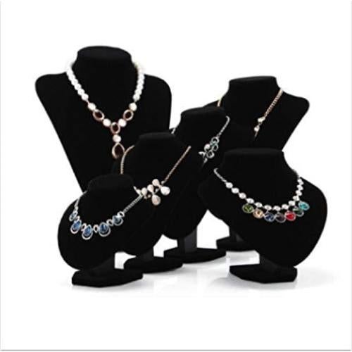 Organizador de Joyería Comelyjewel 3 Piezas Terciopelo Negro