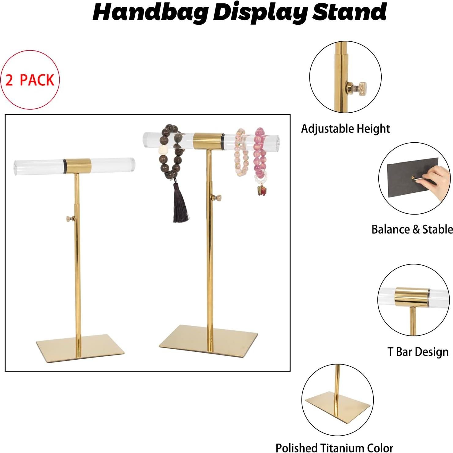 Soporte de Joyería MCKECHSION Ajustable Acero Inoxidable 53.8cm