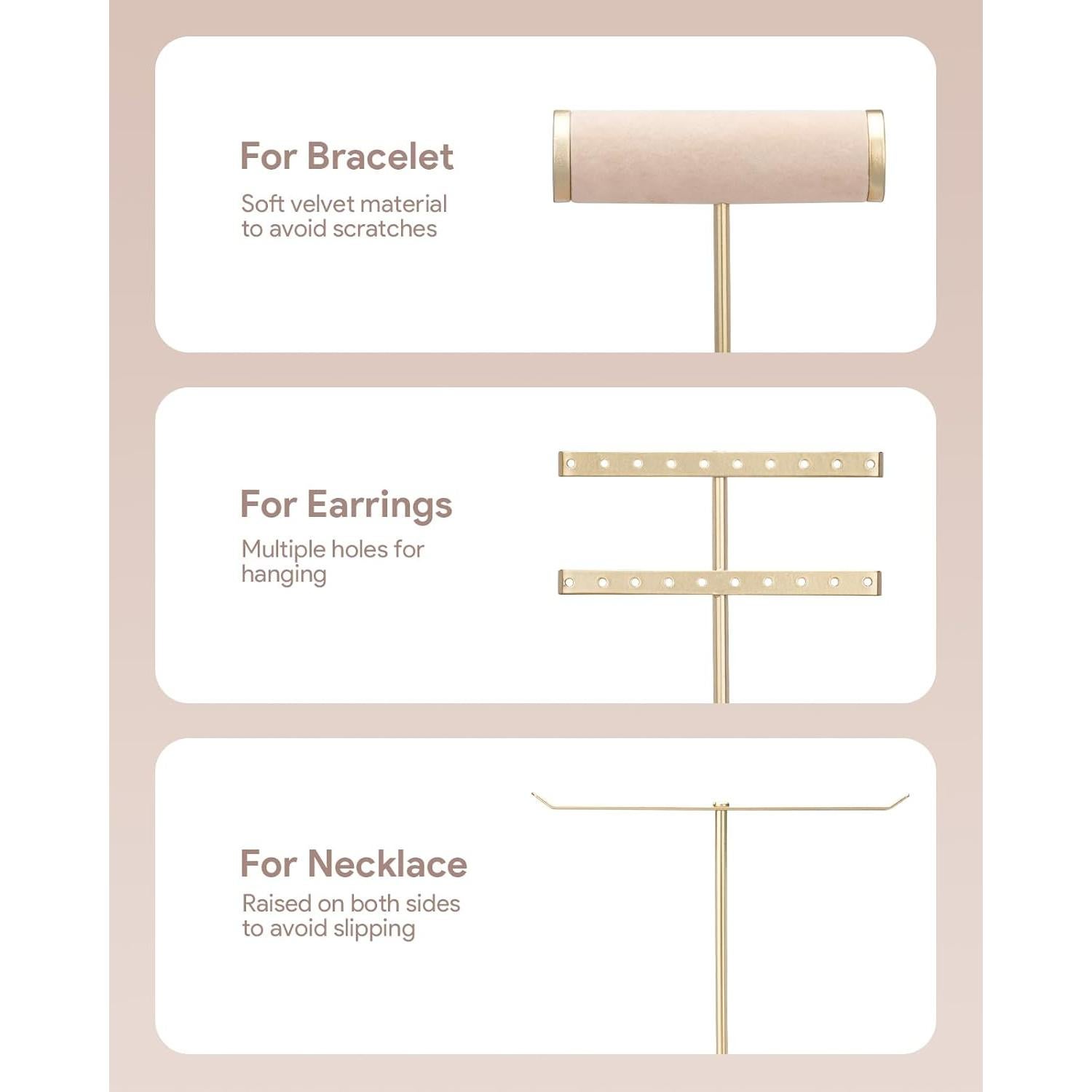 Organizador de Joyería ChuStory Pro Blanco 23.5x30.5cm