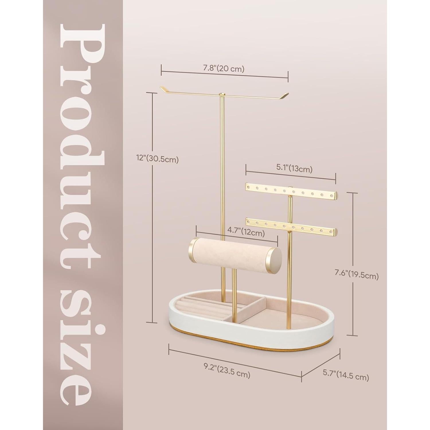 Organizador de Joyería ChuStory Pro Blanco 23.5x30.5cm