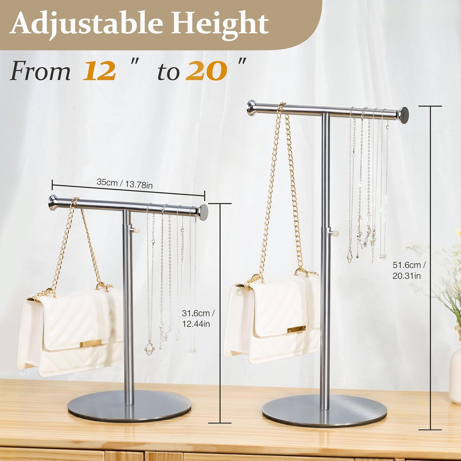 Soporte de Exhibición de Bolsos Niffgaff T Bar Ajustable