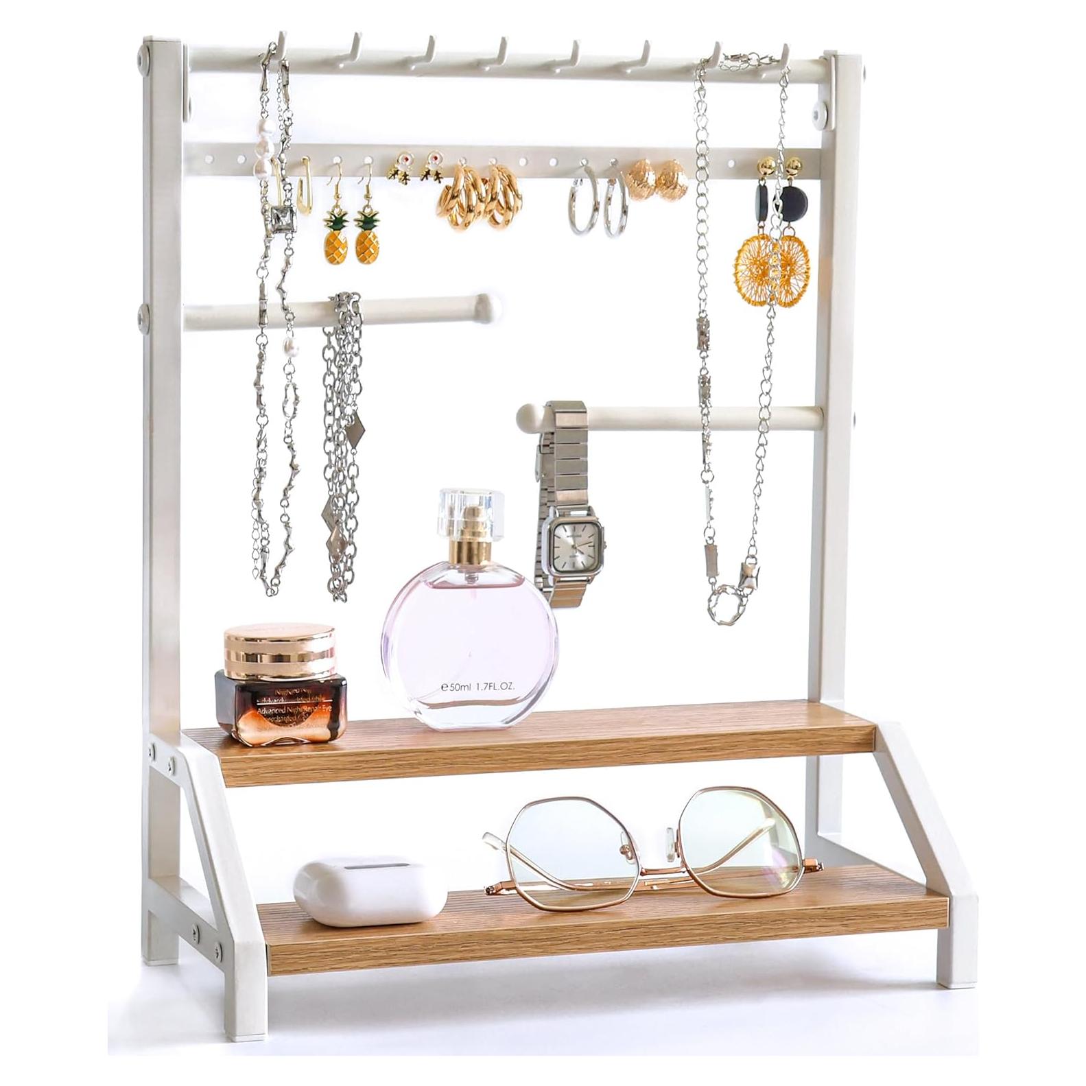 Organizador de Joyas y Relojes Rusnugic Blanco 36.5cm