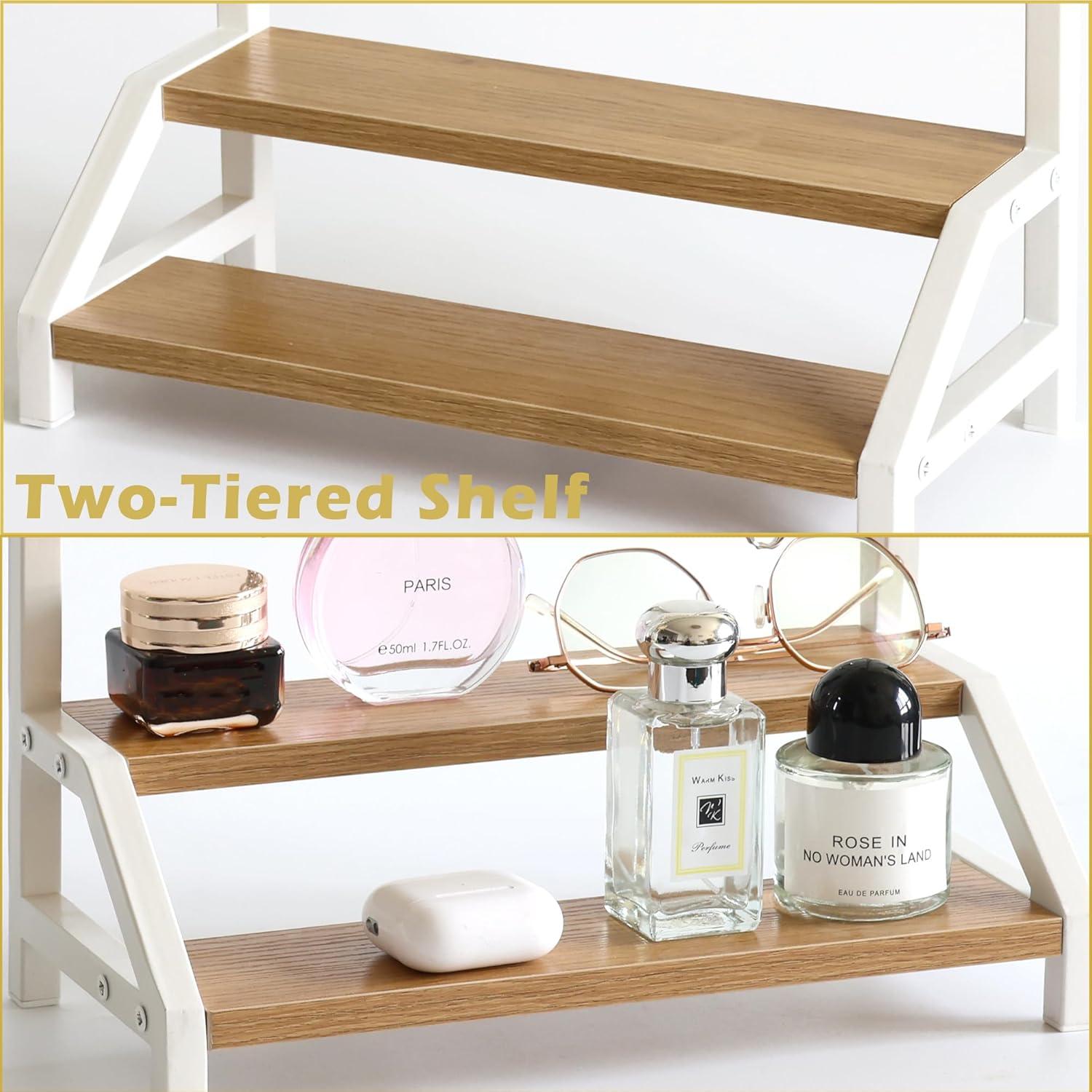 Organizador de Joyas y Relojes Rusnugic Blanco 36.5cm