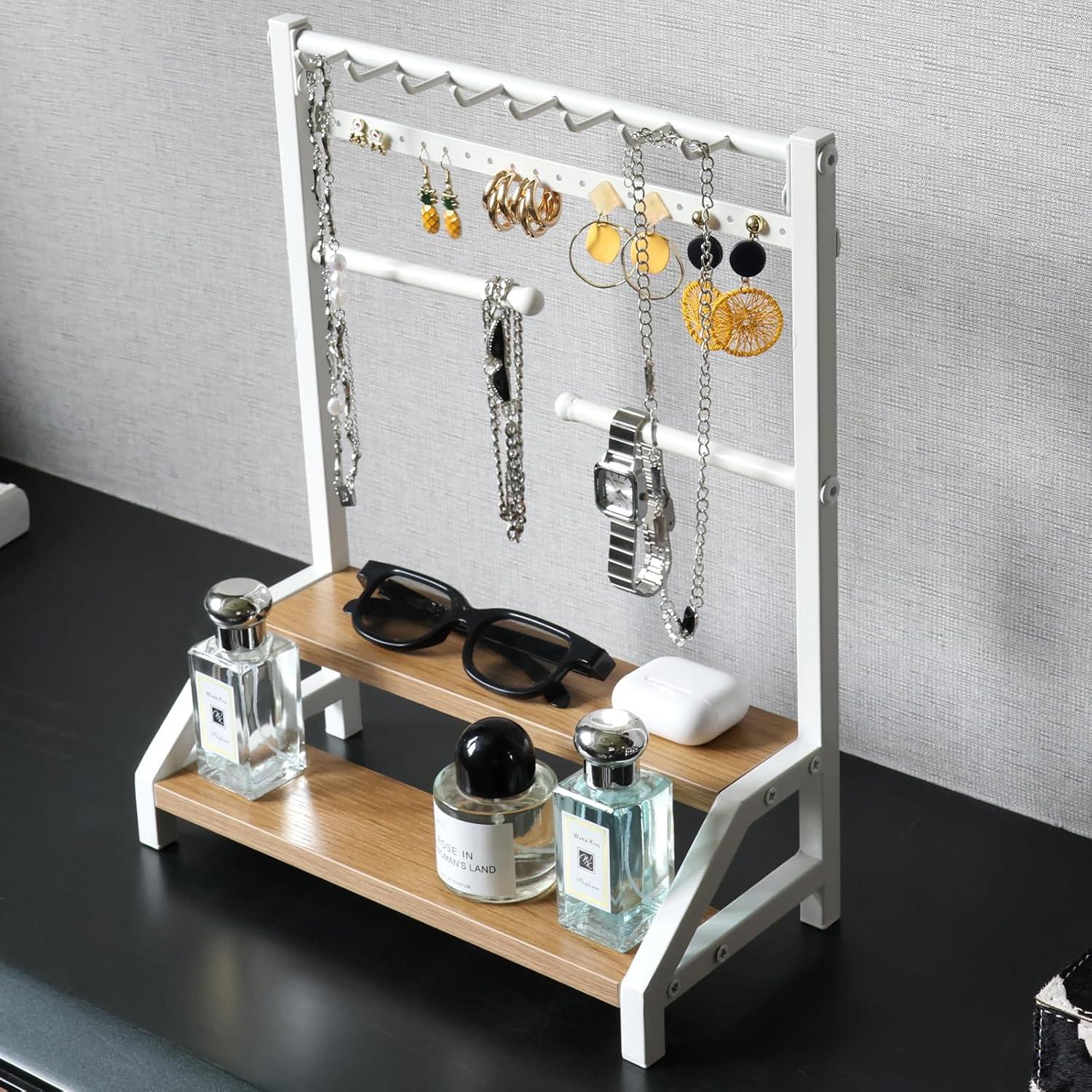 Organizador de Joyas y Relojes Rusnugic Blanco 36.5cm