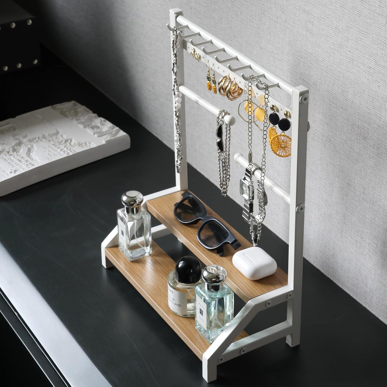 Organizador de Joyas y Relojes Rusnugic Blanco 36.5cm