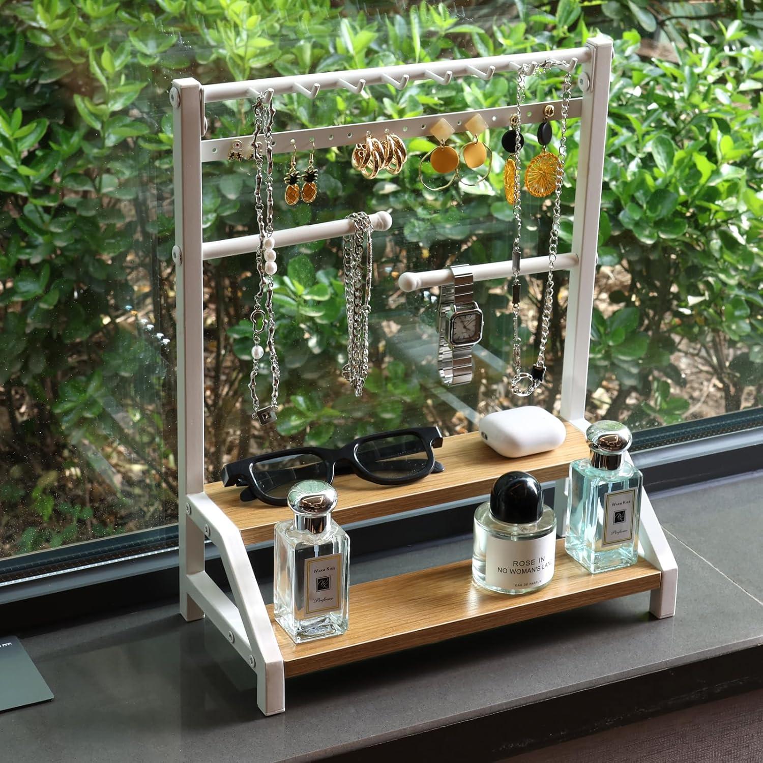 Organizador de Joyas y Relojes Rusnugic Blanco 36.5cm