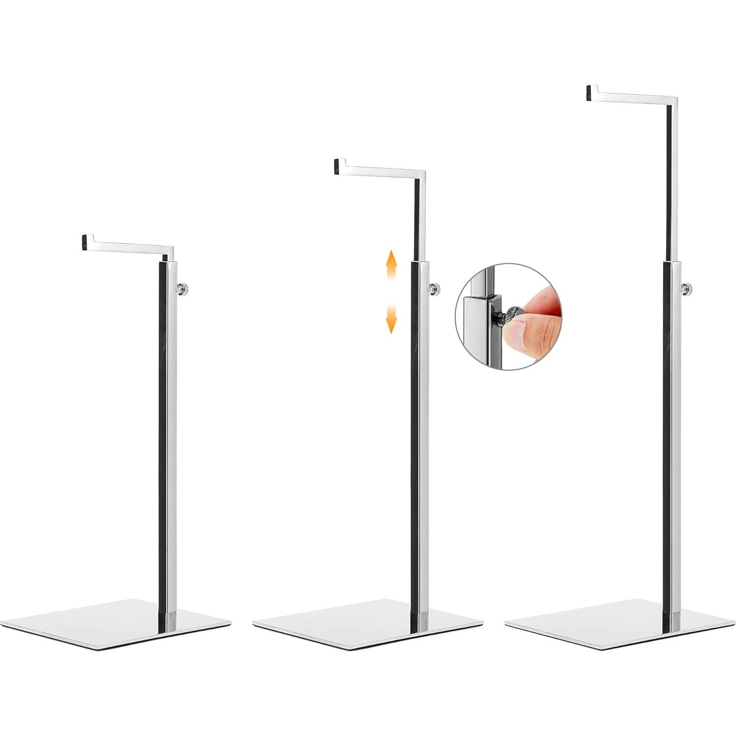 Soportes de Exhibición para Bolsos K KAIDIYIN Ajustables Plateados